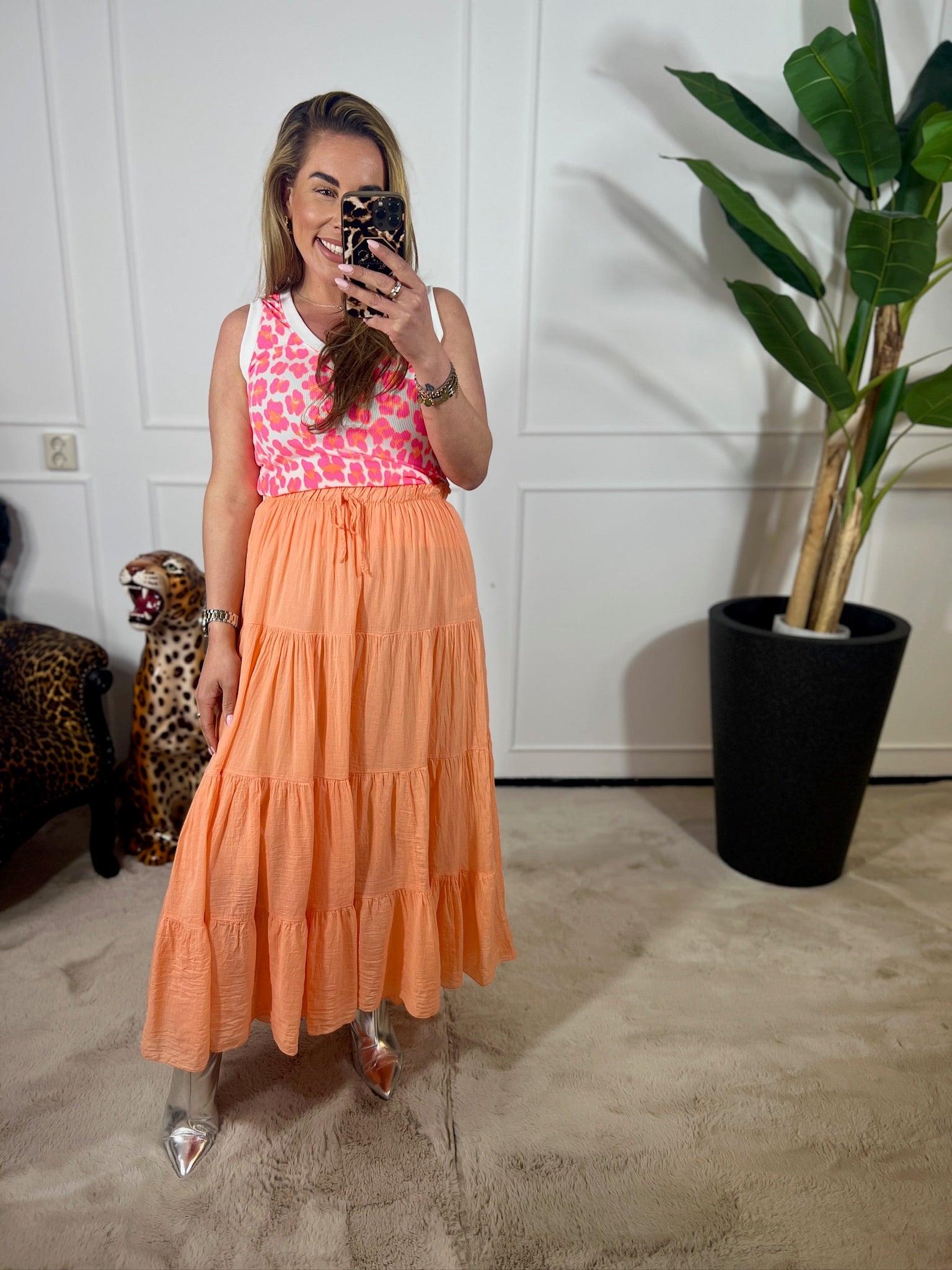 TESSA RIB PANTER TOP