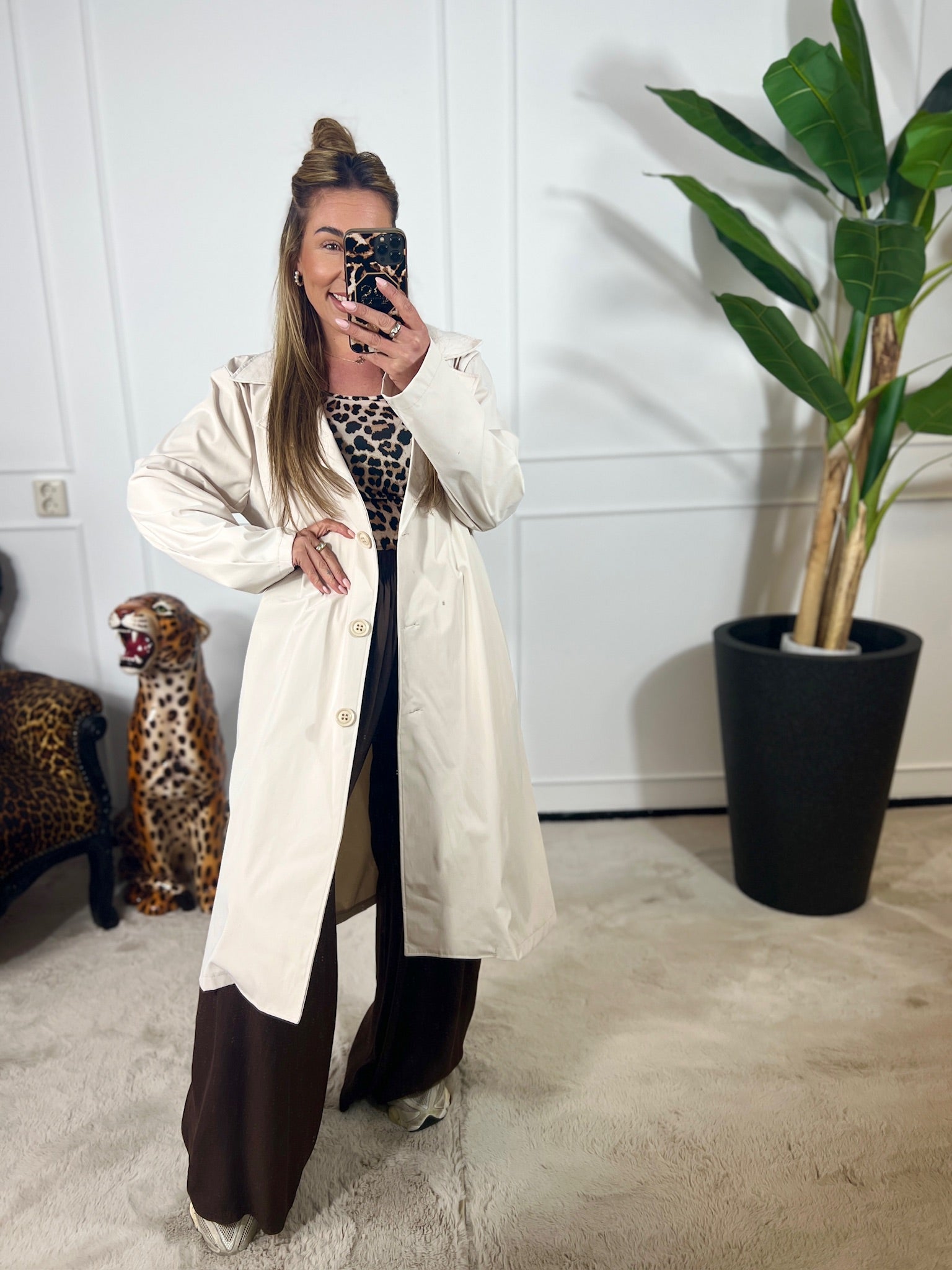 TRENDY TRENCH COAT