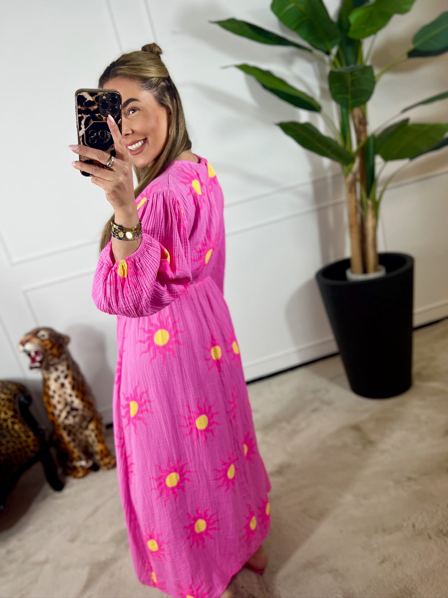 SUNSET COTTON DRESS