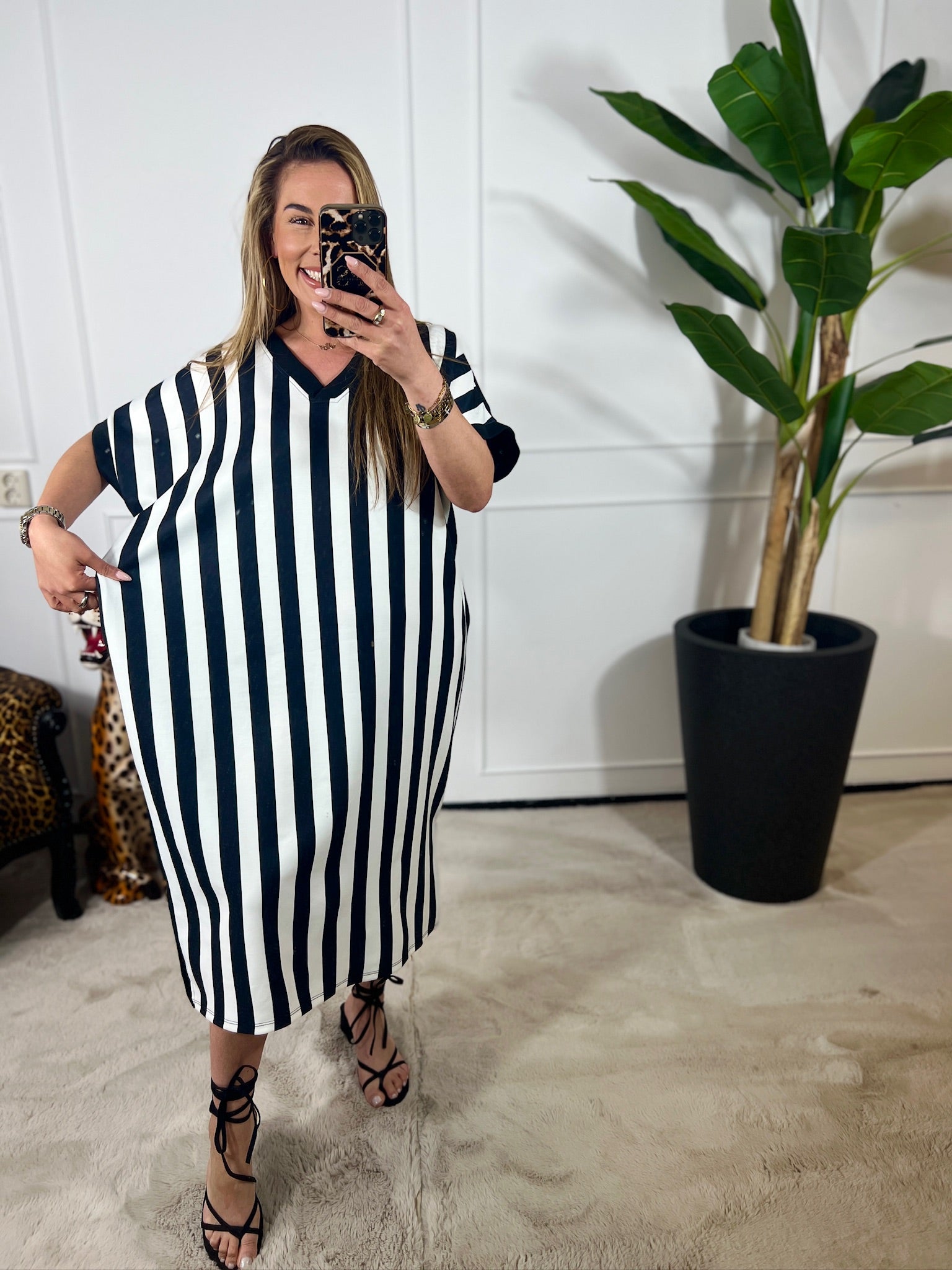 HANNAH STRIPE MAXI DRESS