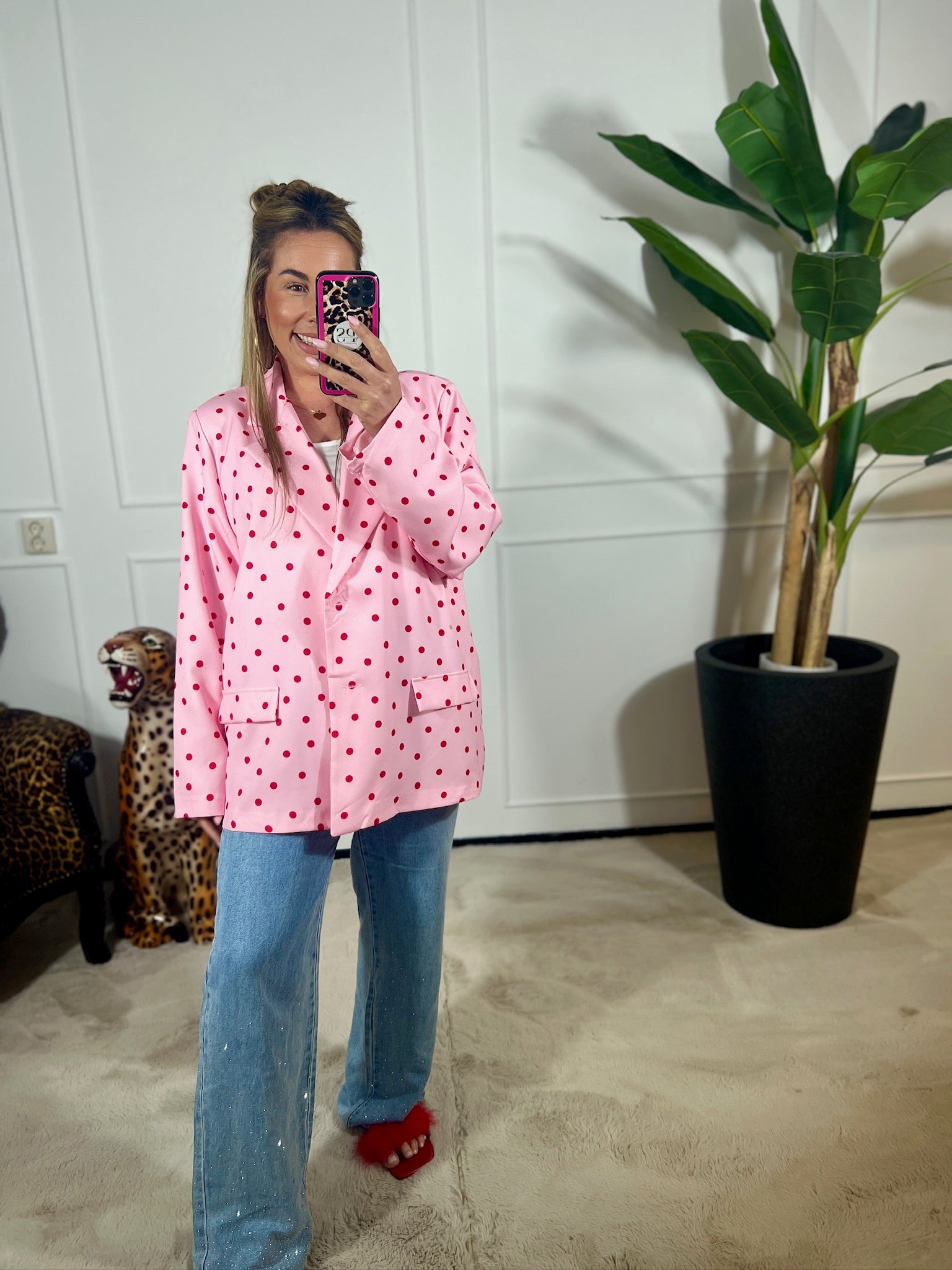 AMY POLKADOT BLAZER