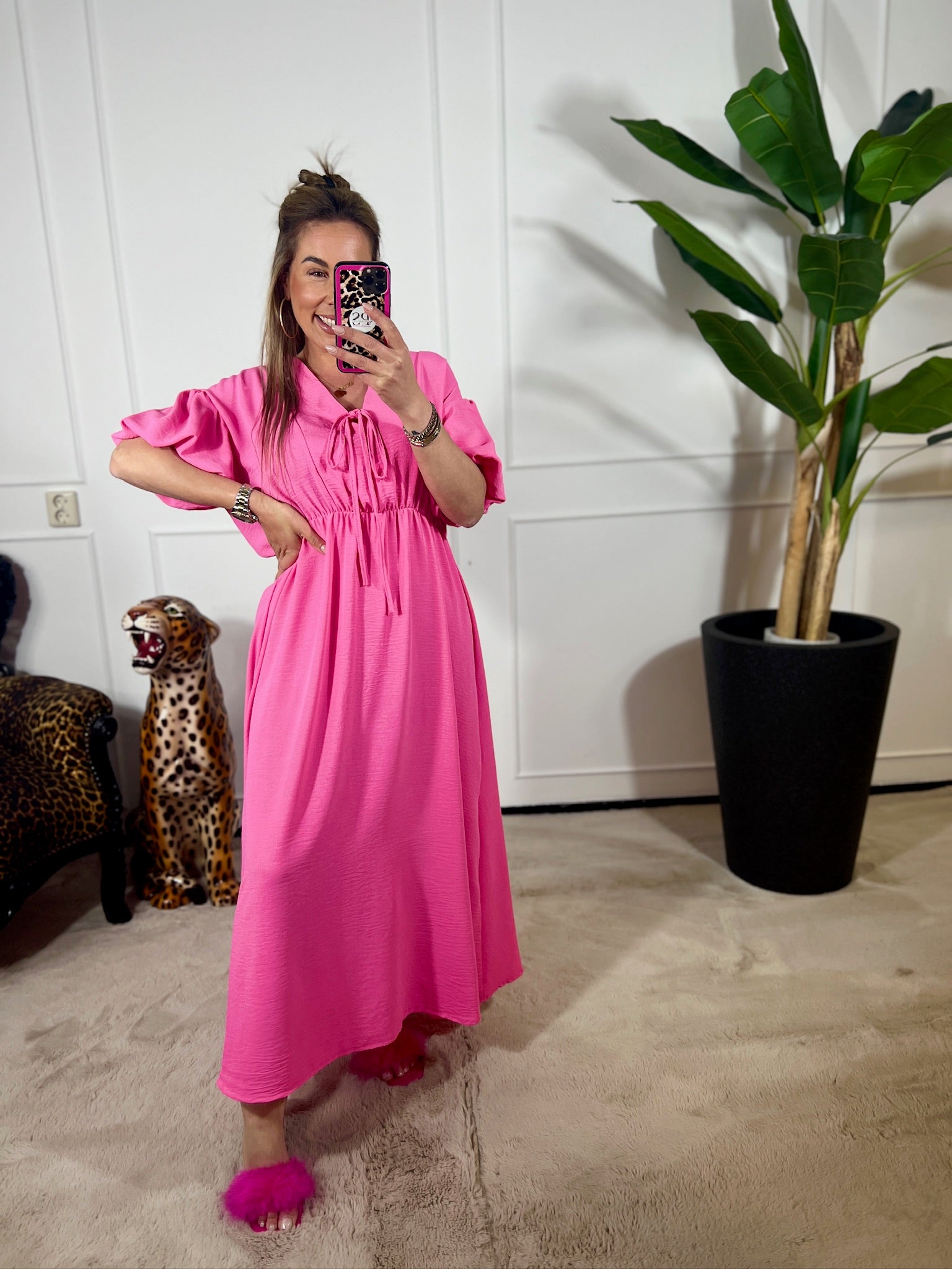 AMBER FLOWY DRESS