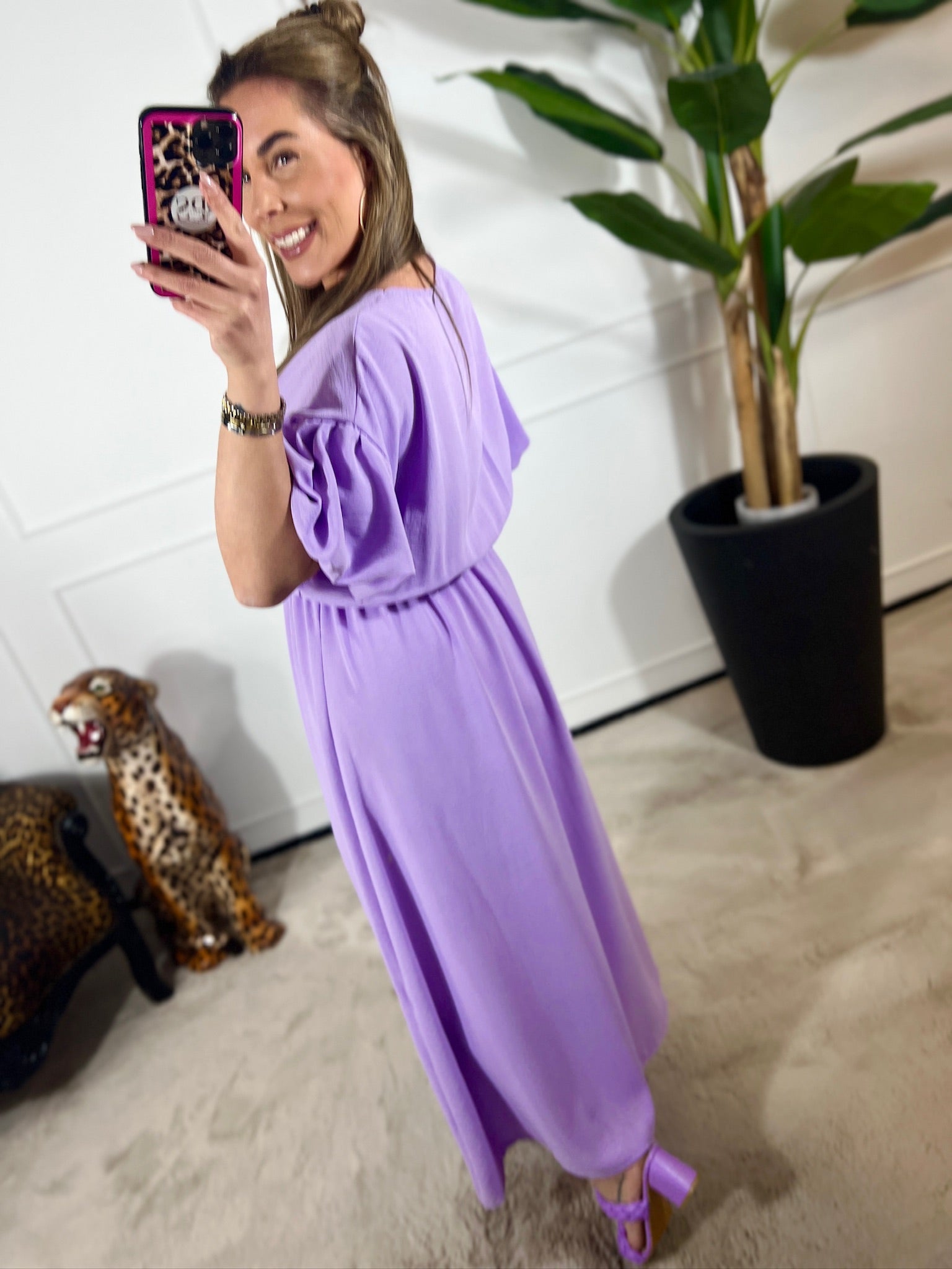 AMBER FLOWY DRESS