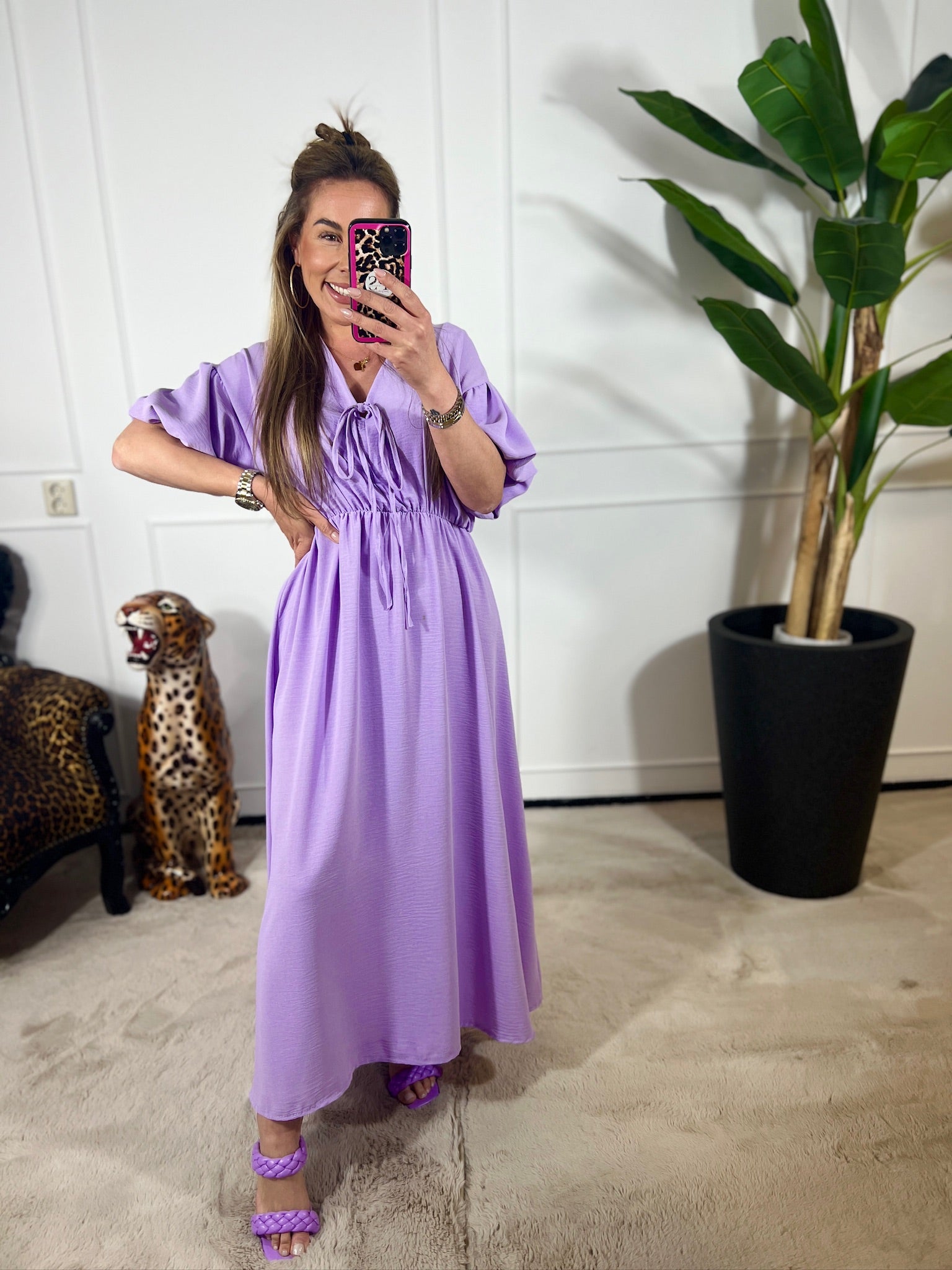 AMBER FLOWY DRESS