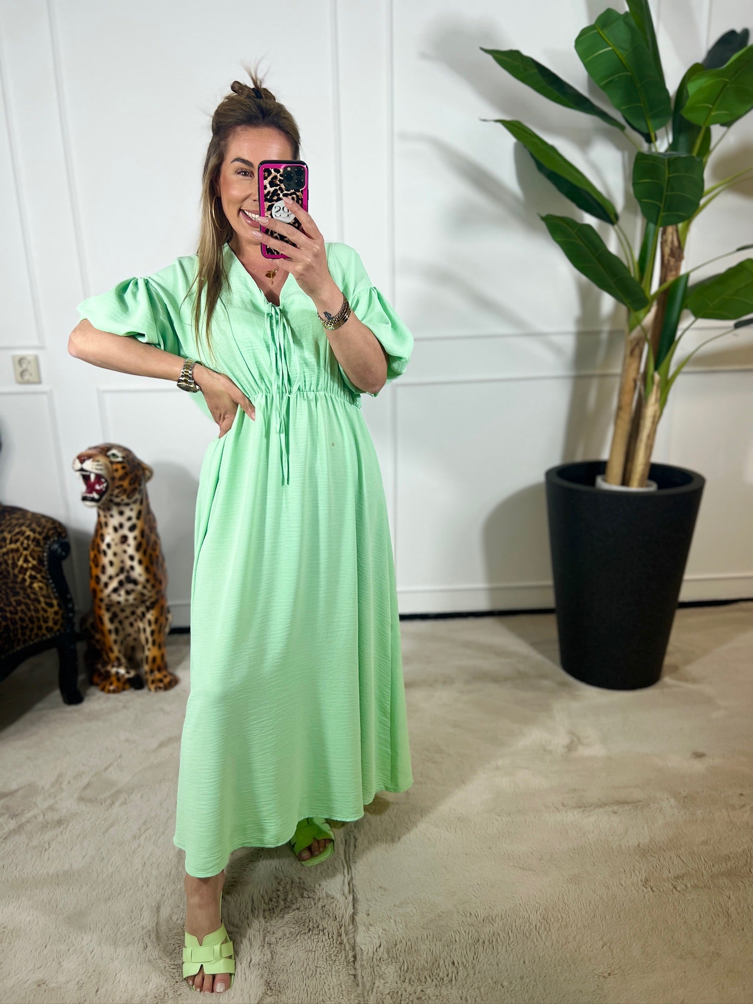 AMBER FLOWY DRESS