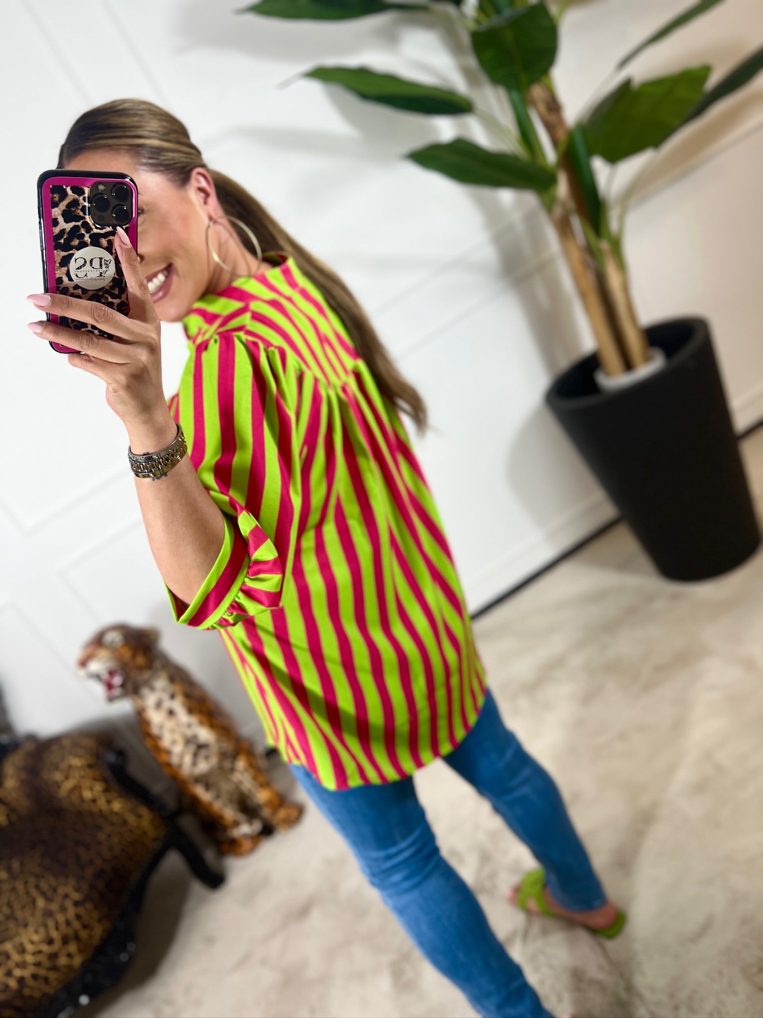 KENDALL STRIPE BLOUSE