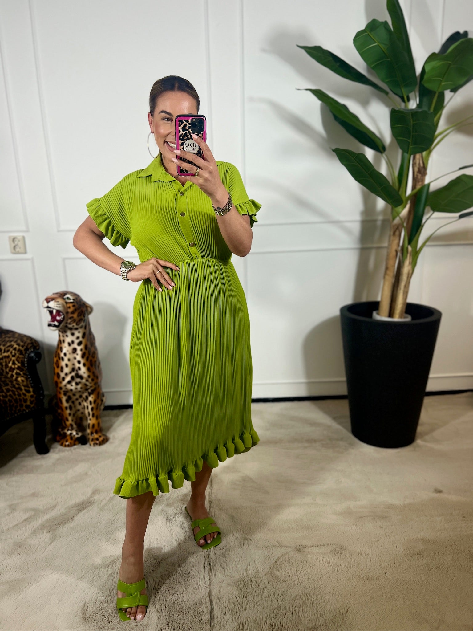 NOVA PLISSÉ DRESS