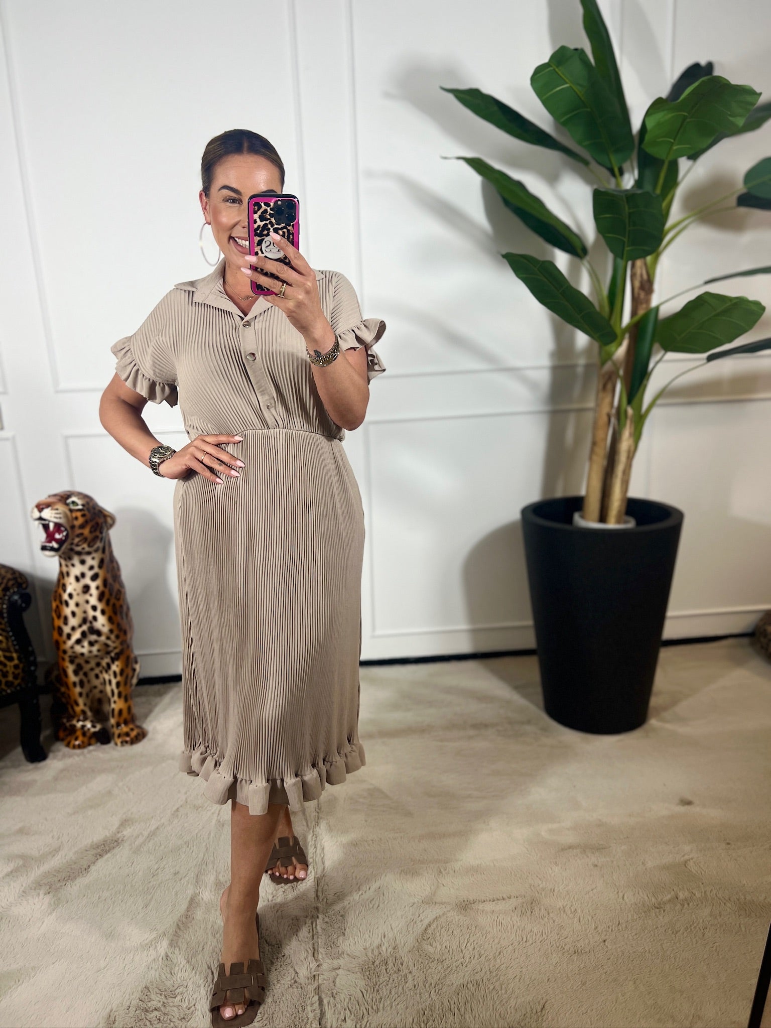 NOVA PLISSÉ DRESS