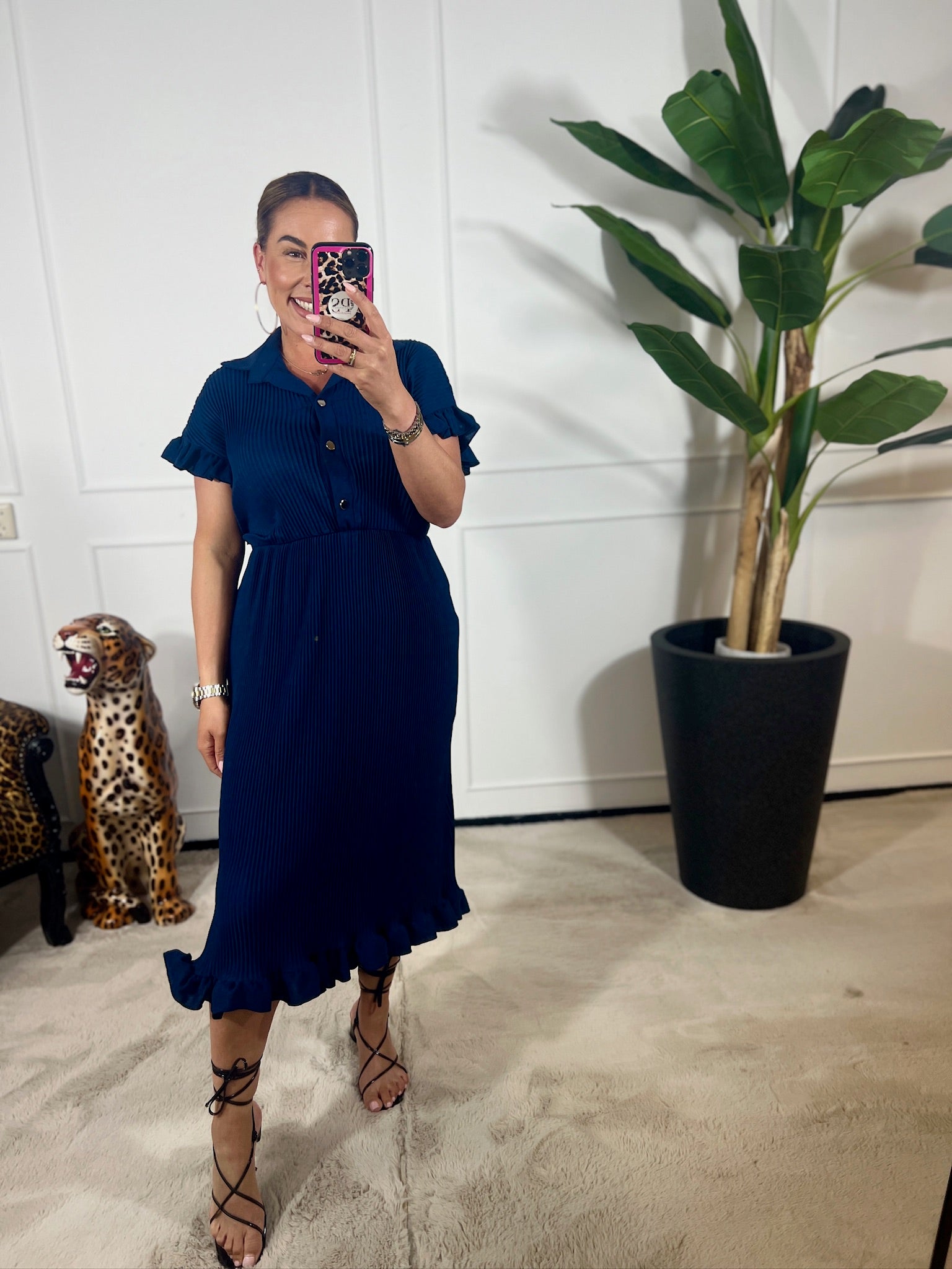 NOVA PLISSÉ DRESS