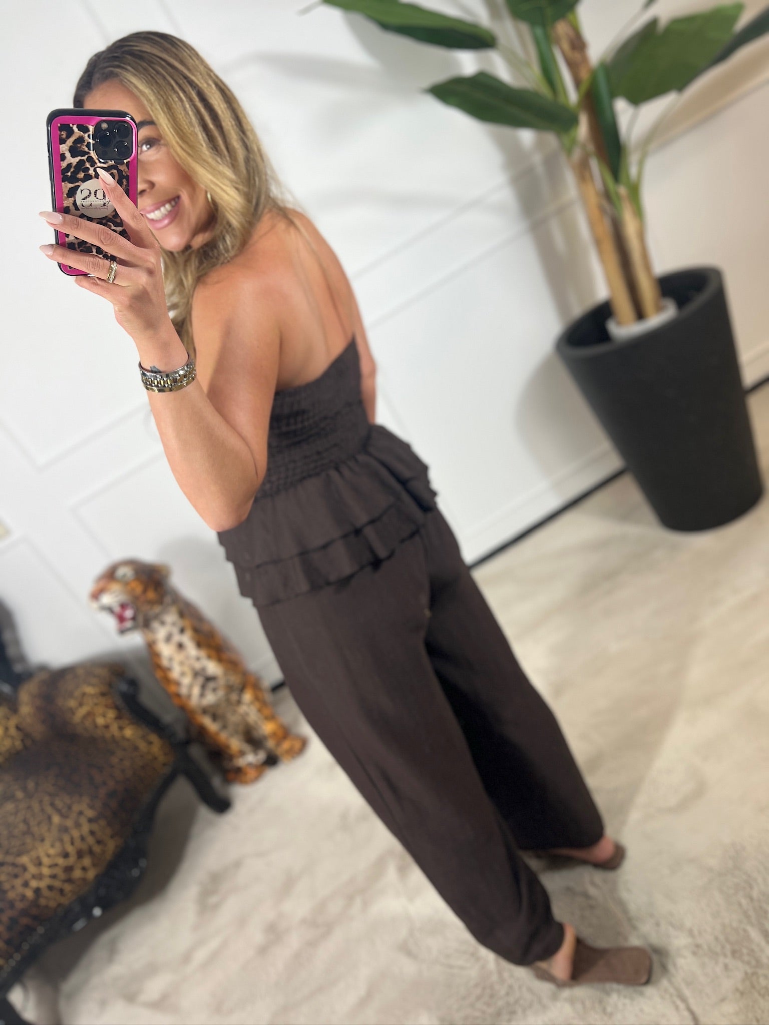 LANA STRAPLESS JUMPSUIT