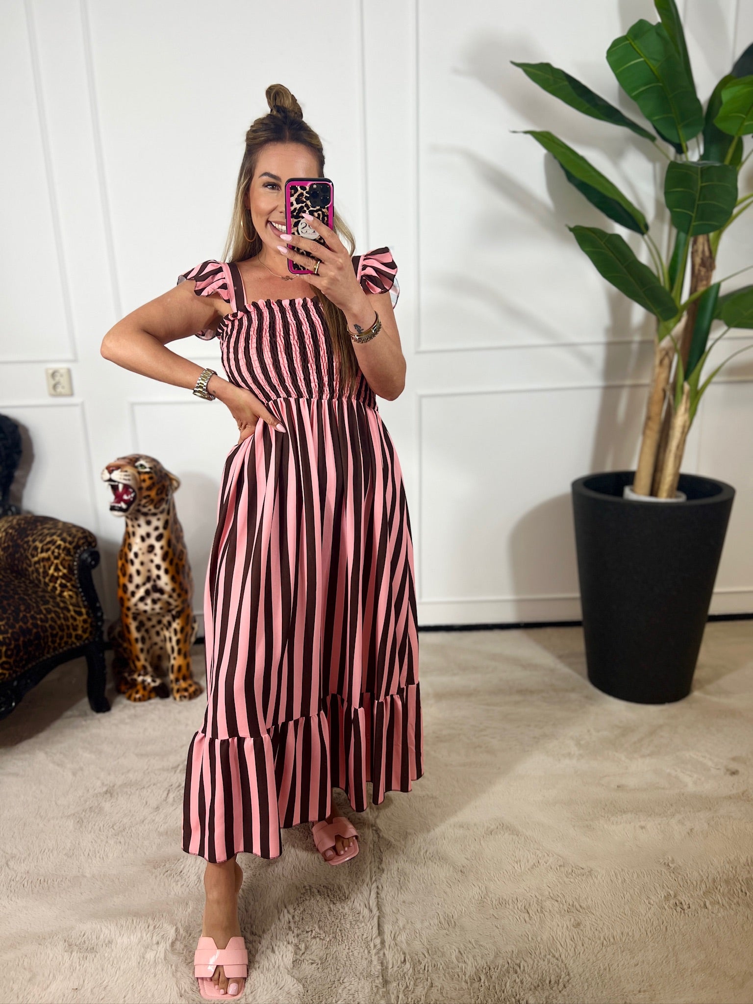 ROSALIE STRIPE MAXI DRESS