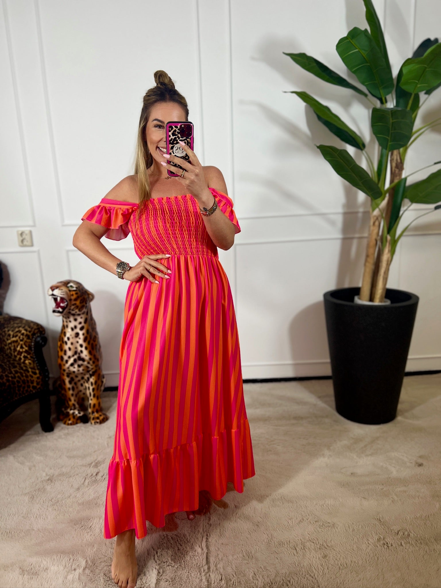ROSALIE STRIPE MAXI DRESS