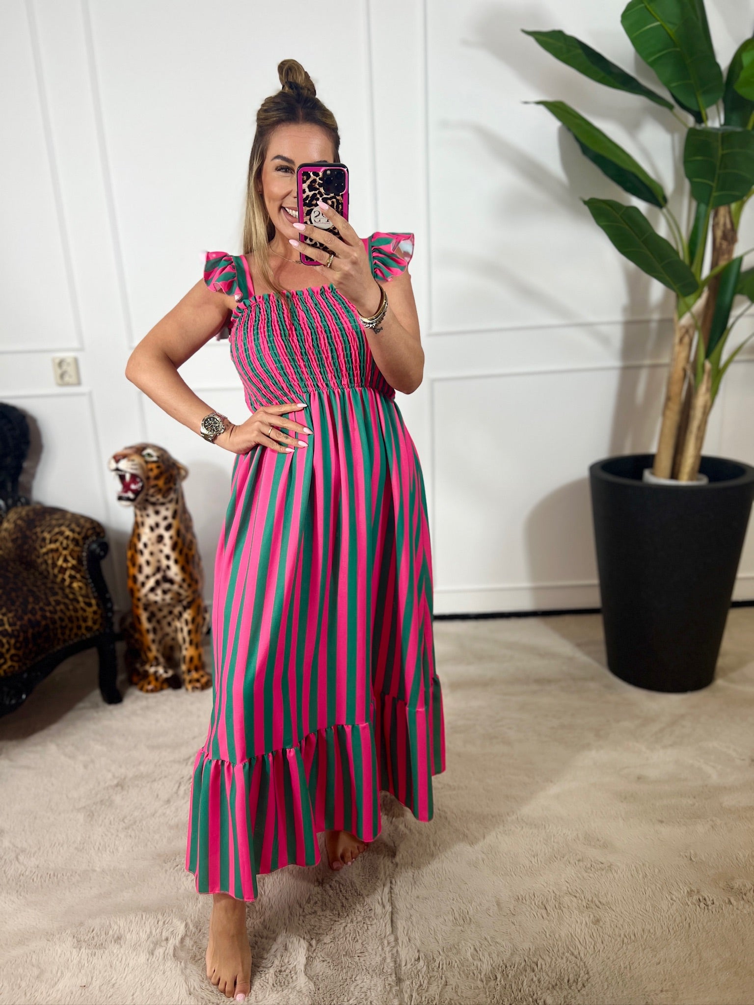ROSALIE STRIPE MAXI DRESS