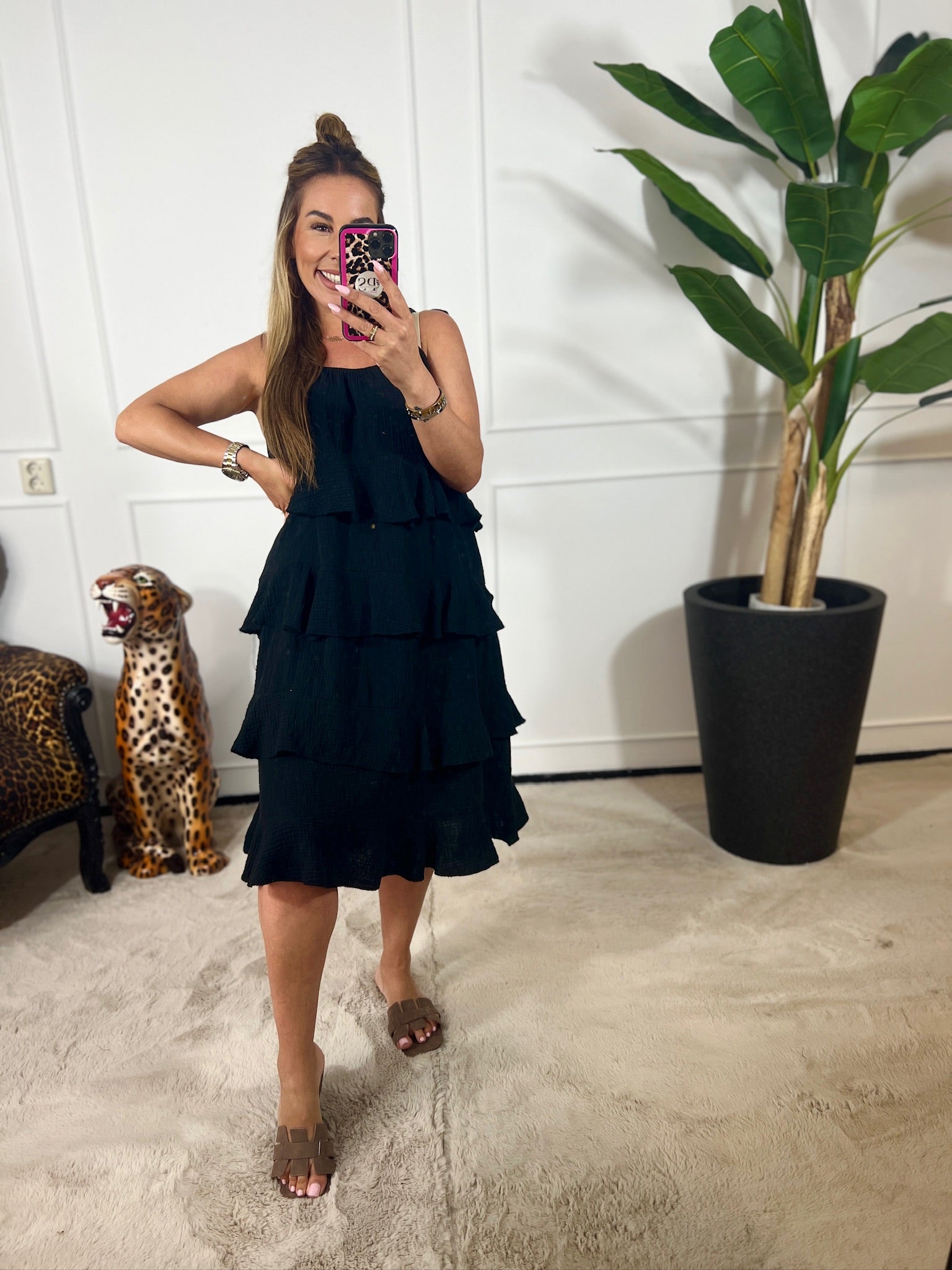 IBIZA RUFFLE DRESS