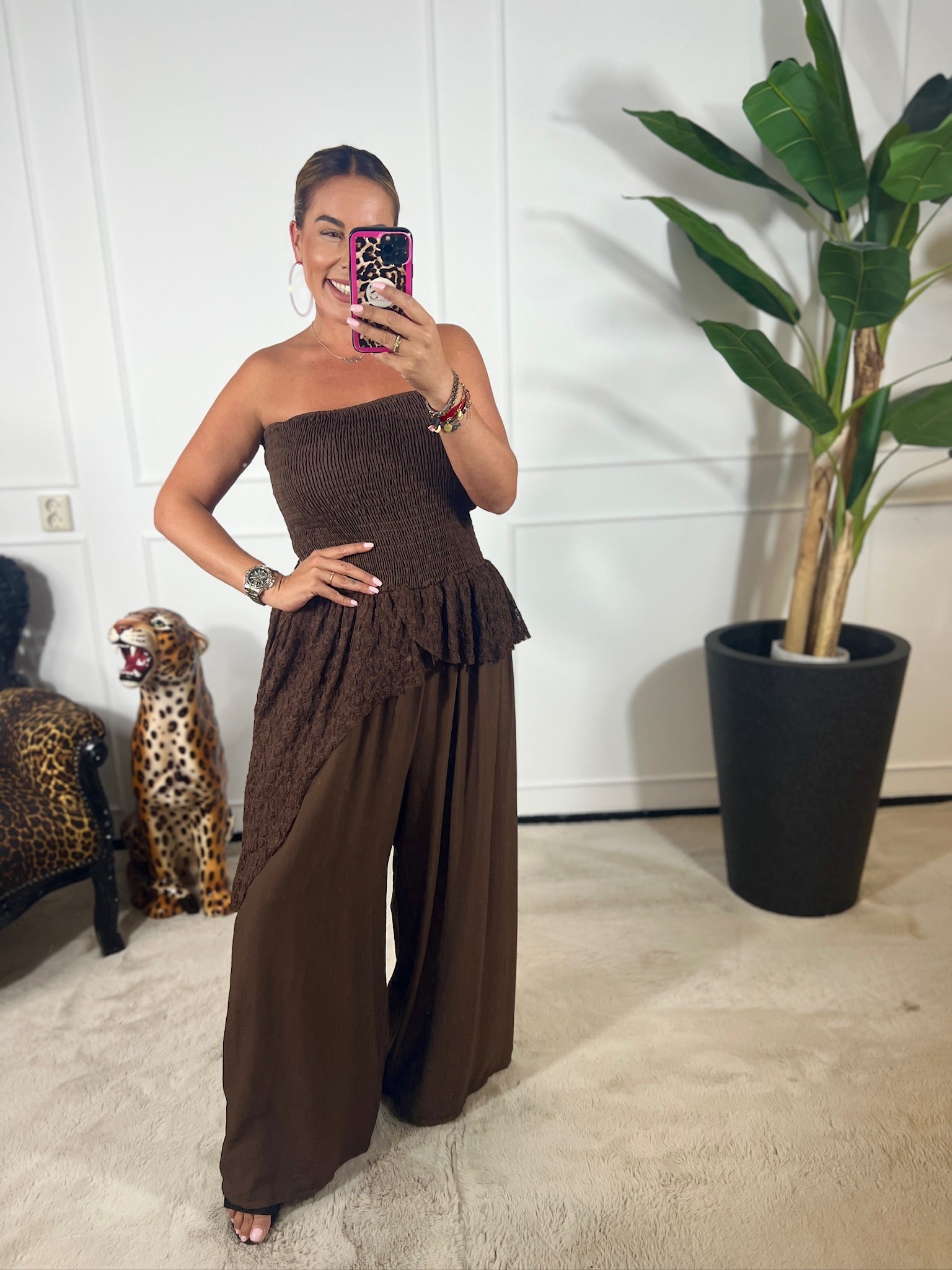 GINA STRAPLESS JUMPSUIT