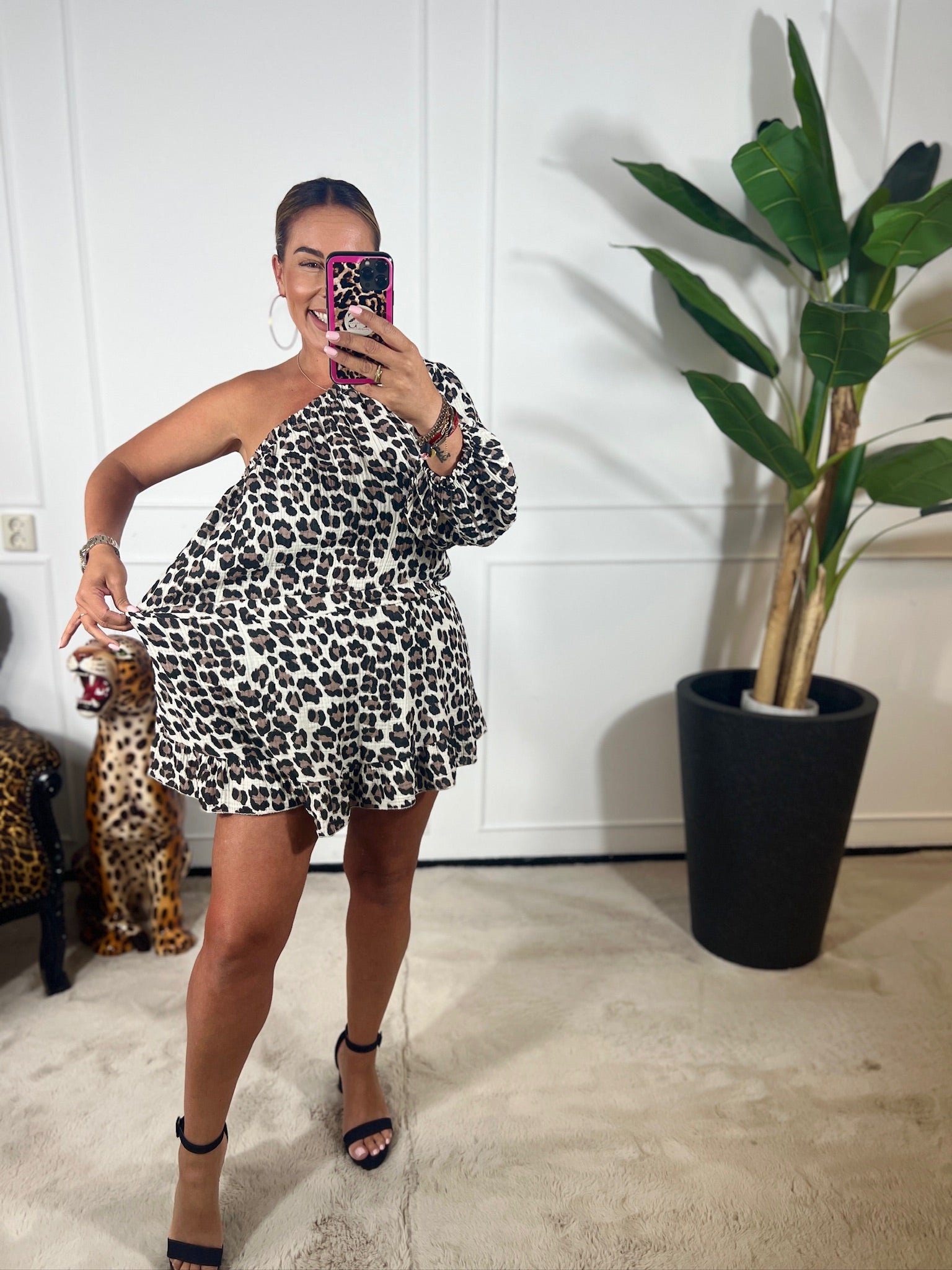 NOA ONE SHOULDER PLAYSUIT