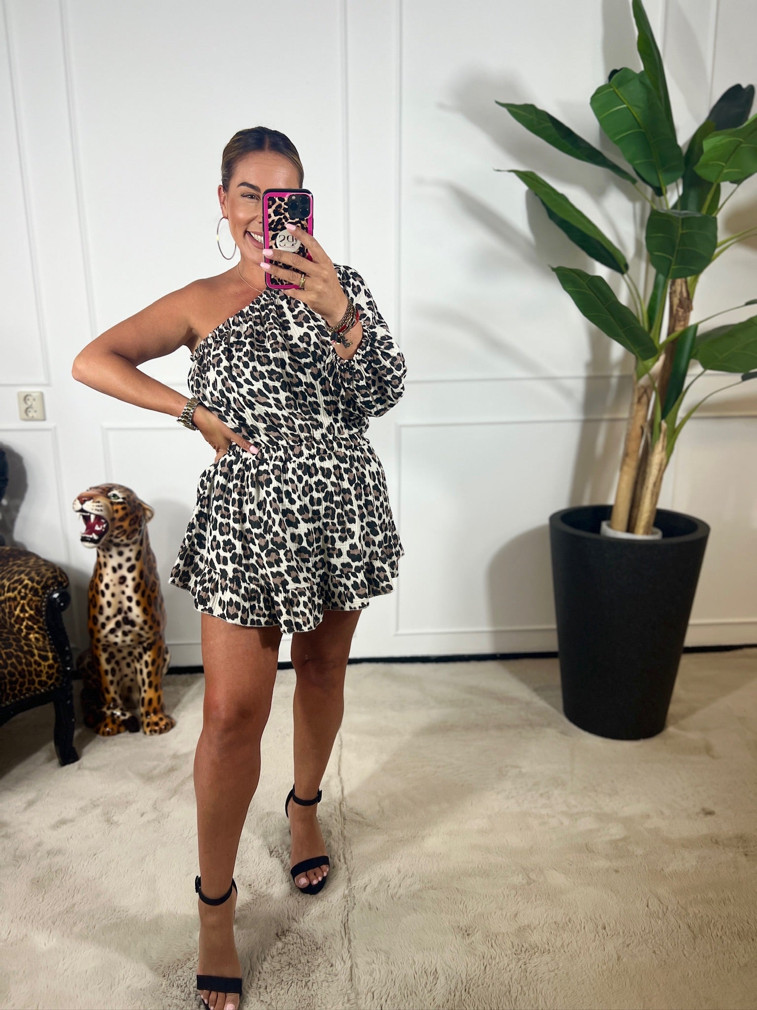 NOA ONE SHOULDER PLAYSUIT