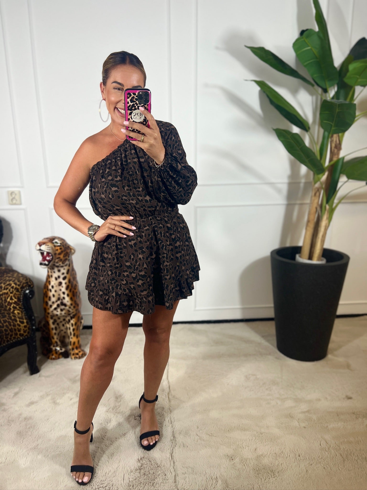 NOA ONE SHOULDER PLAYSUIT