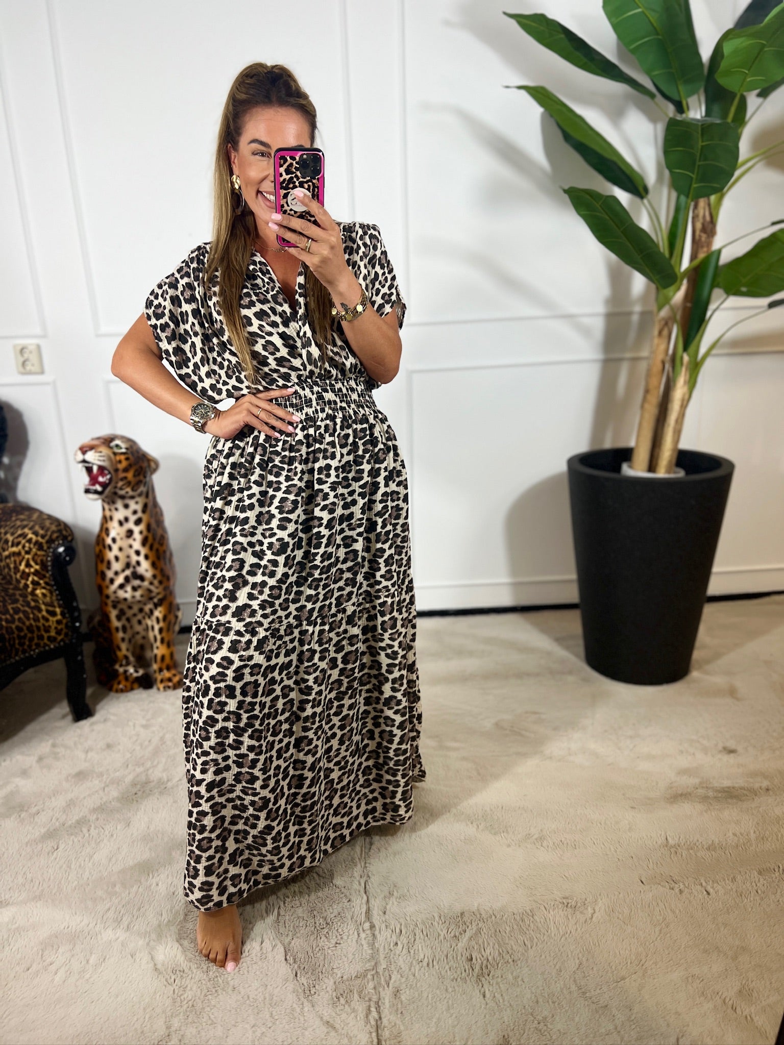 STEFFY PANTER MAXI DRESS