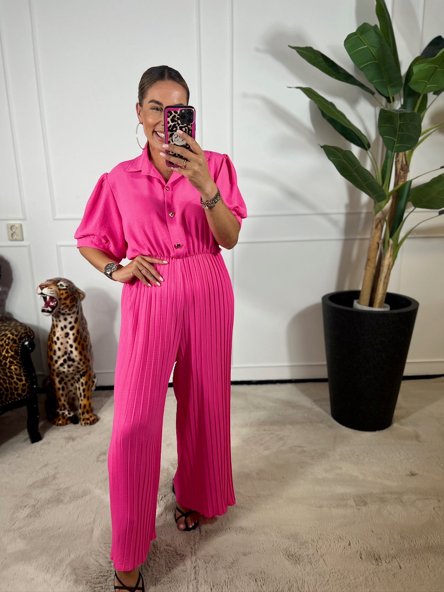 LIEKE PLISSÉ JUMPSUIT