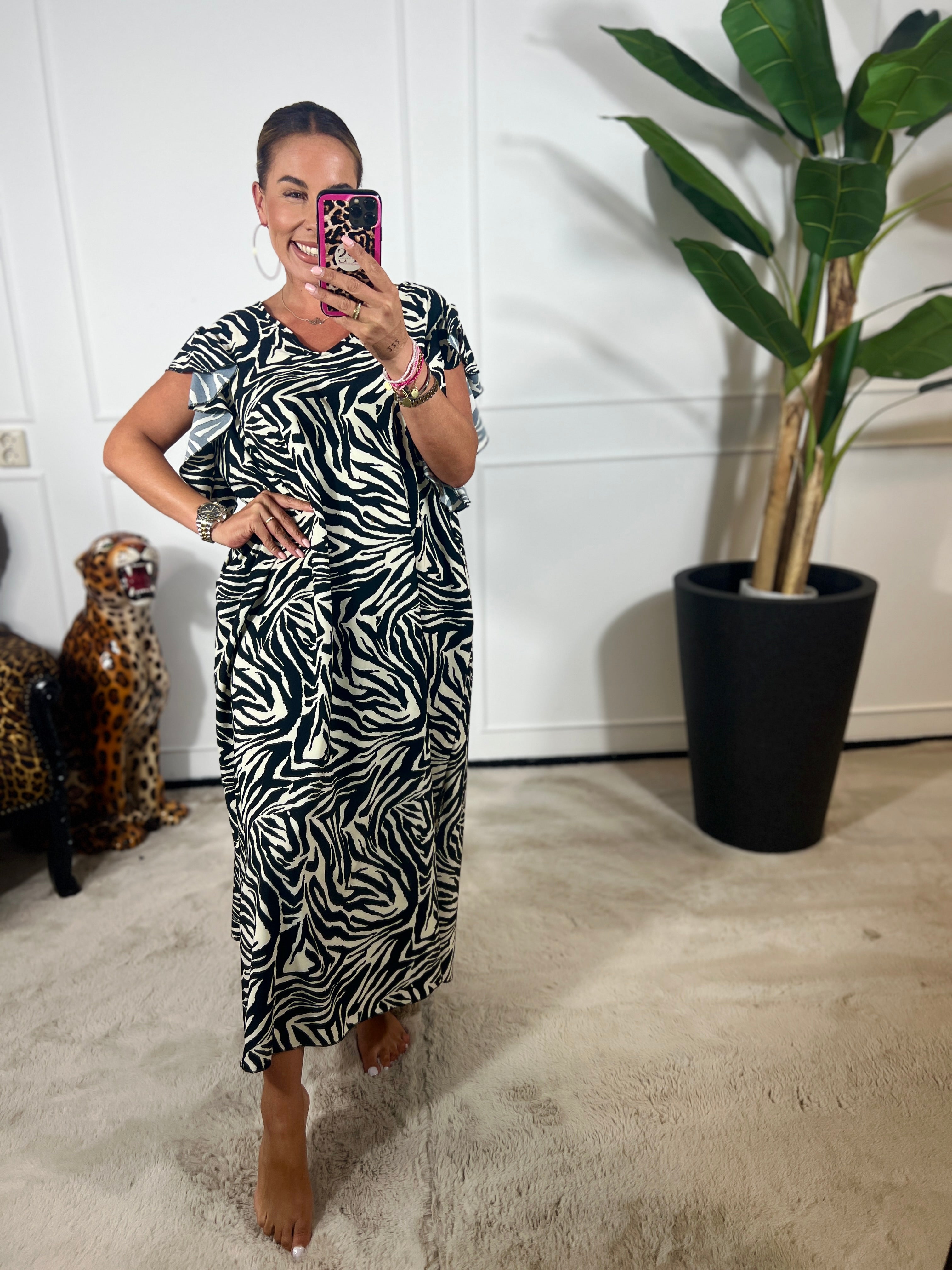 WINNIE RUFFLE MAXI DRESS