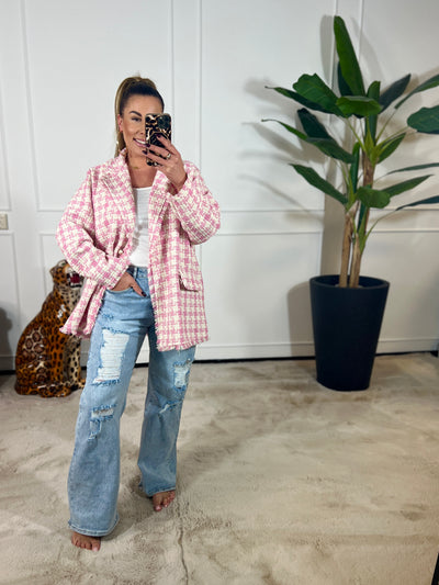 GESCHEURDE WIDE LEG JEANS - J035 + VIDEO