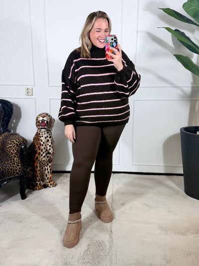 STRIPE TURTLENECK