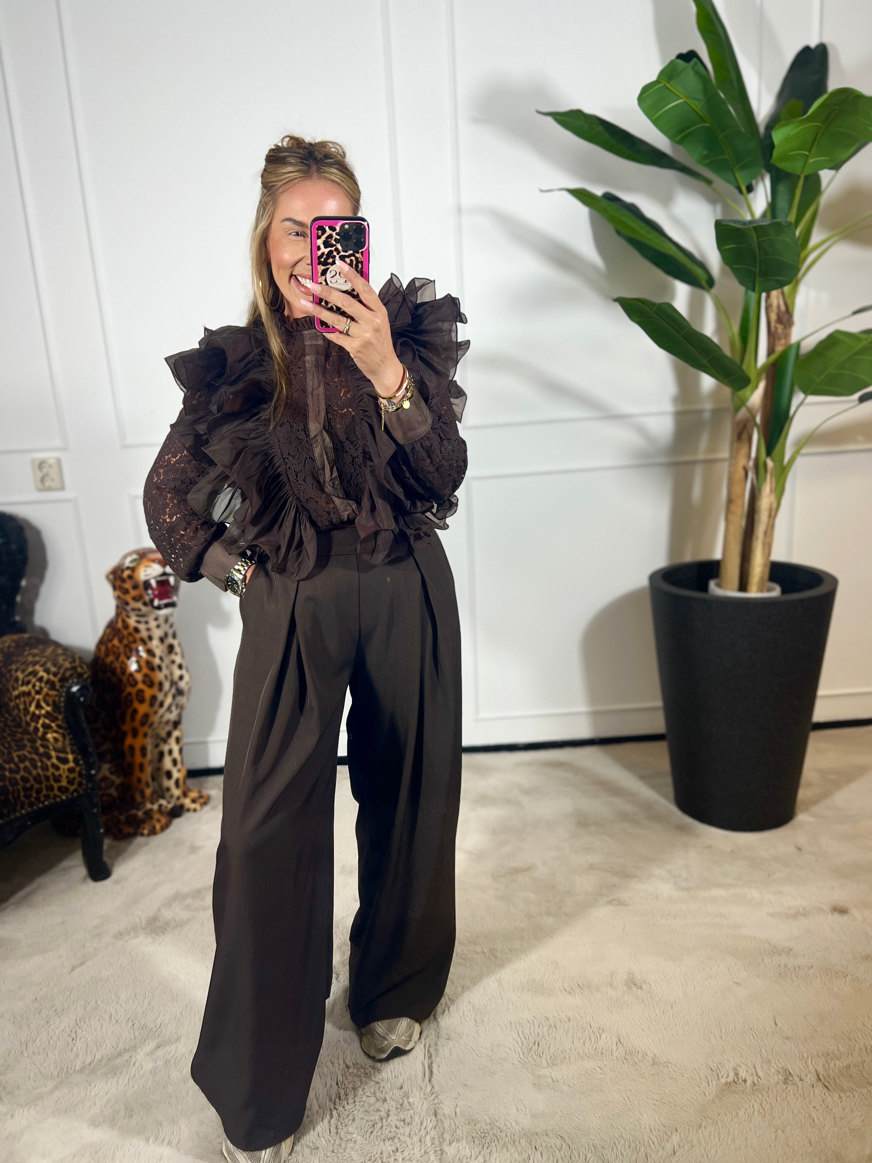 CÉLINE RUFFLE TOP