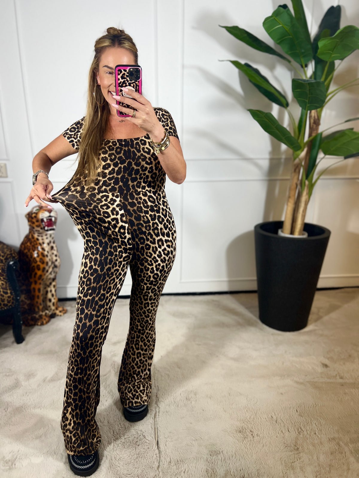LEOPARD JUMPSUIT
