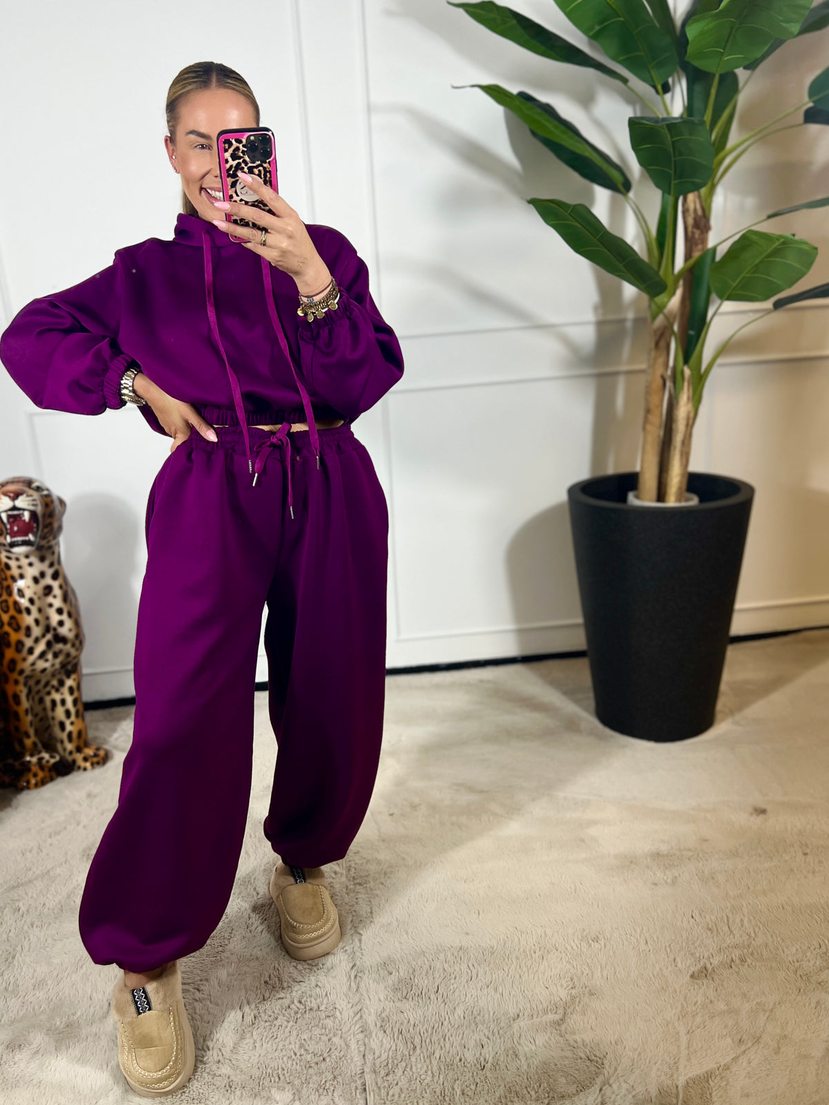 CROPPED COMFY SET