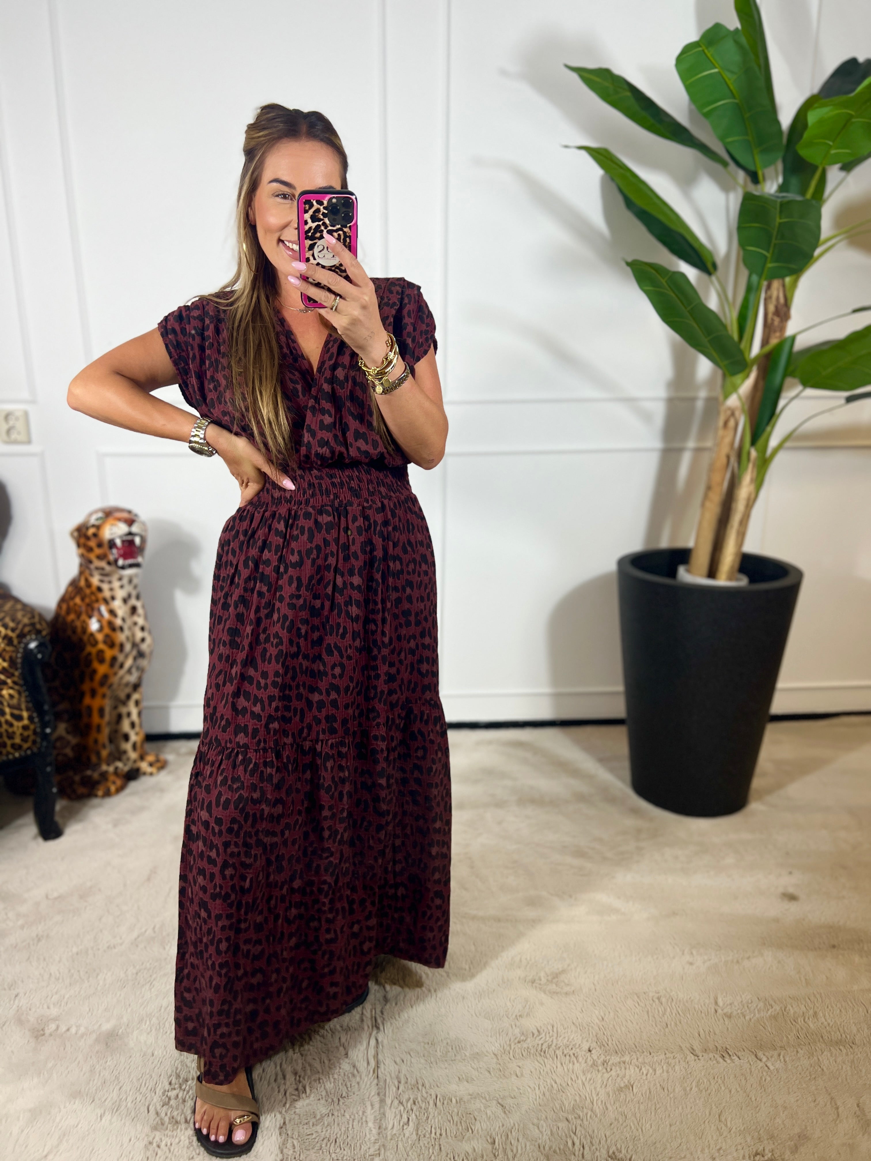 STEFFY PANTER MAXI DRESS