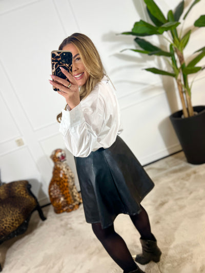 KATOENEN BASIC BLOUSE (T/M 48+)