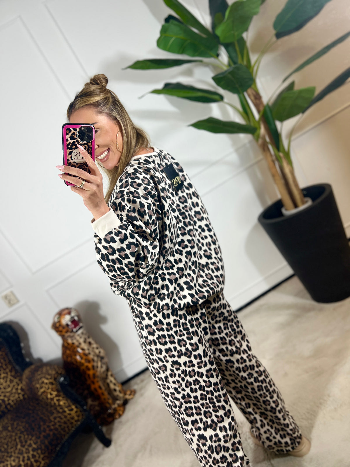 COMFY SET LEOPARD