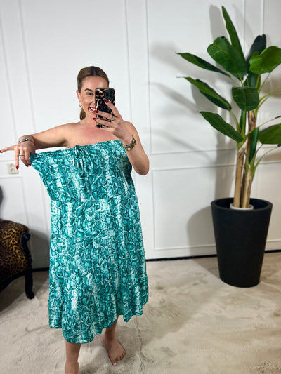 ZARA SNAKE MAXI SKIRT