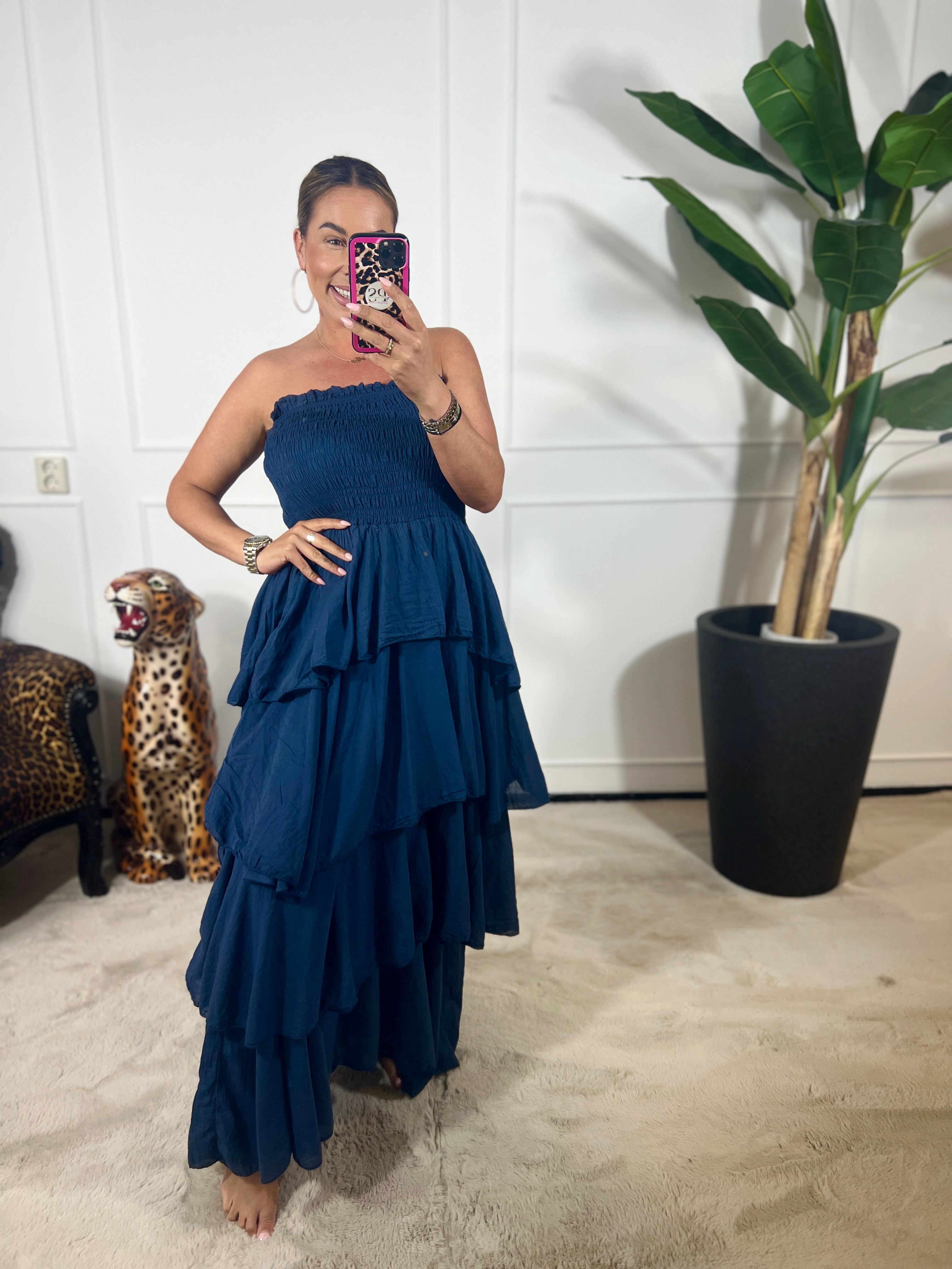 SPANISH STRAPLESS DRESS