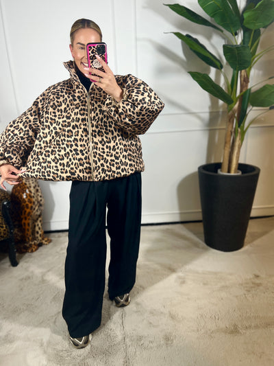 PUFF JACKET PANTERPRINT