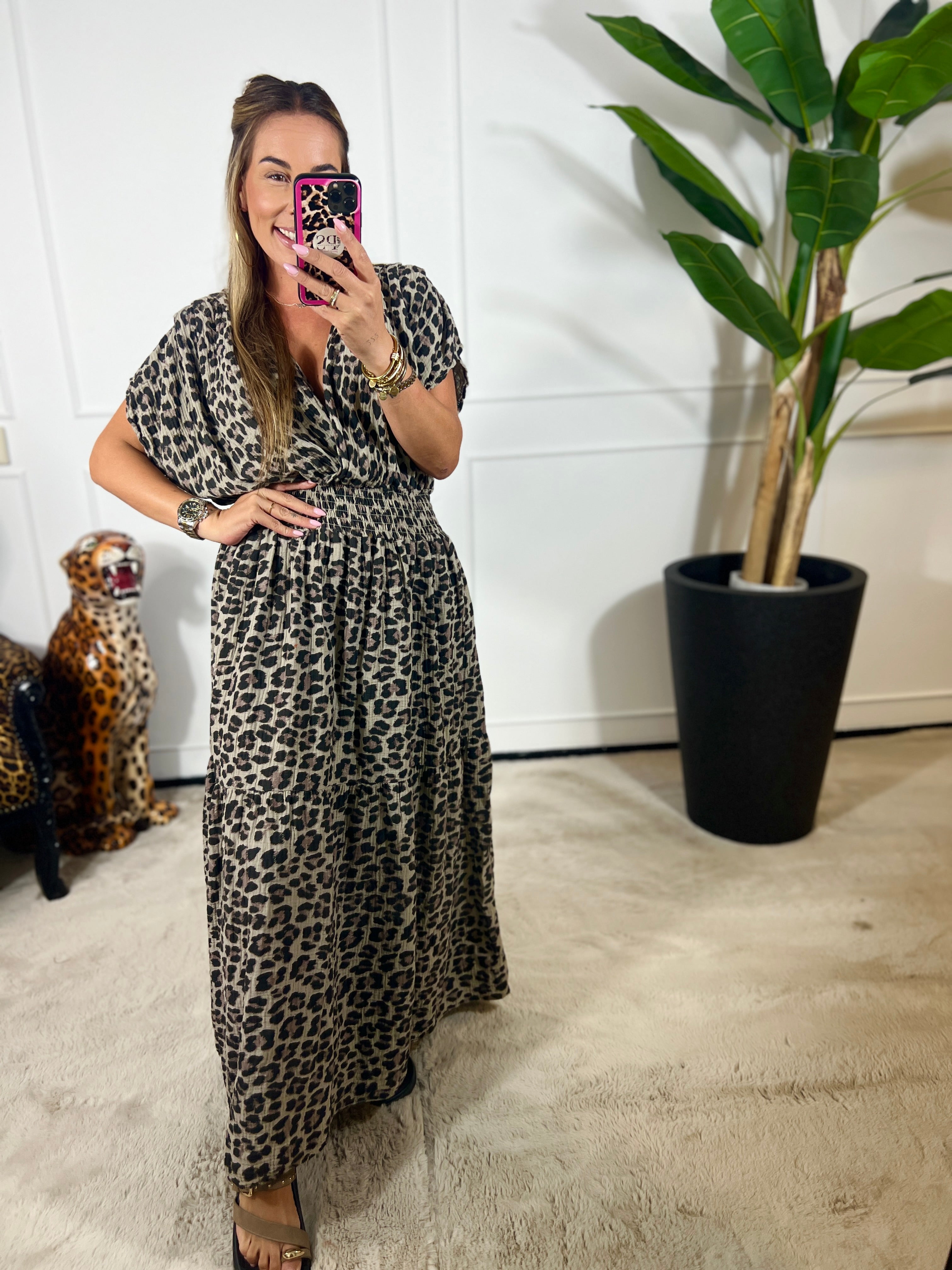 STEFFY PANTER MAXI DRESS