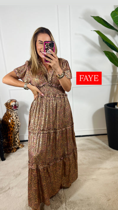 FAYE HANDGEMAAKTE IBIZA JURK