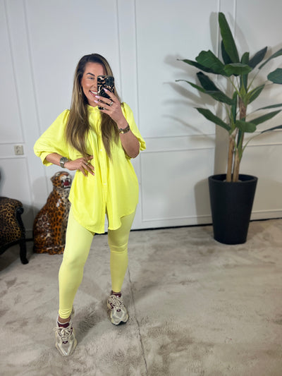 PETITE KORTE MOUW *KENDALL* BLOUSE (T/M 46-48)