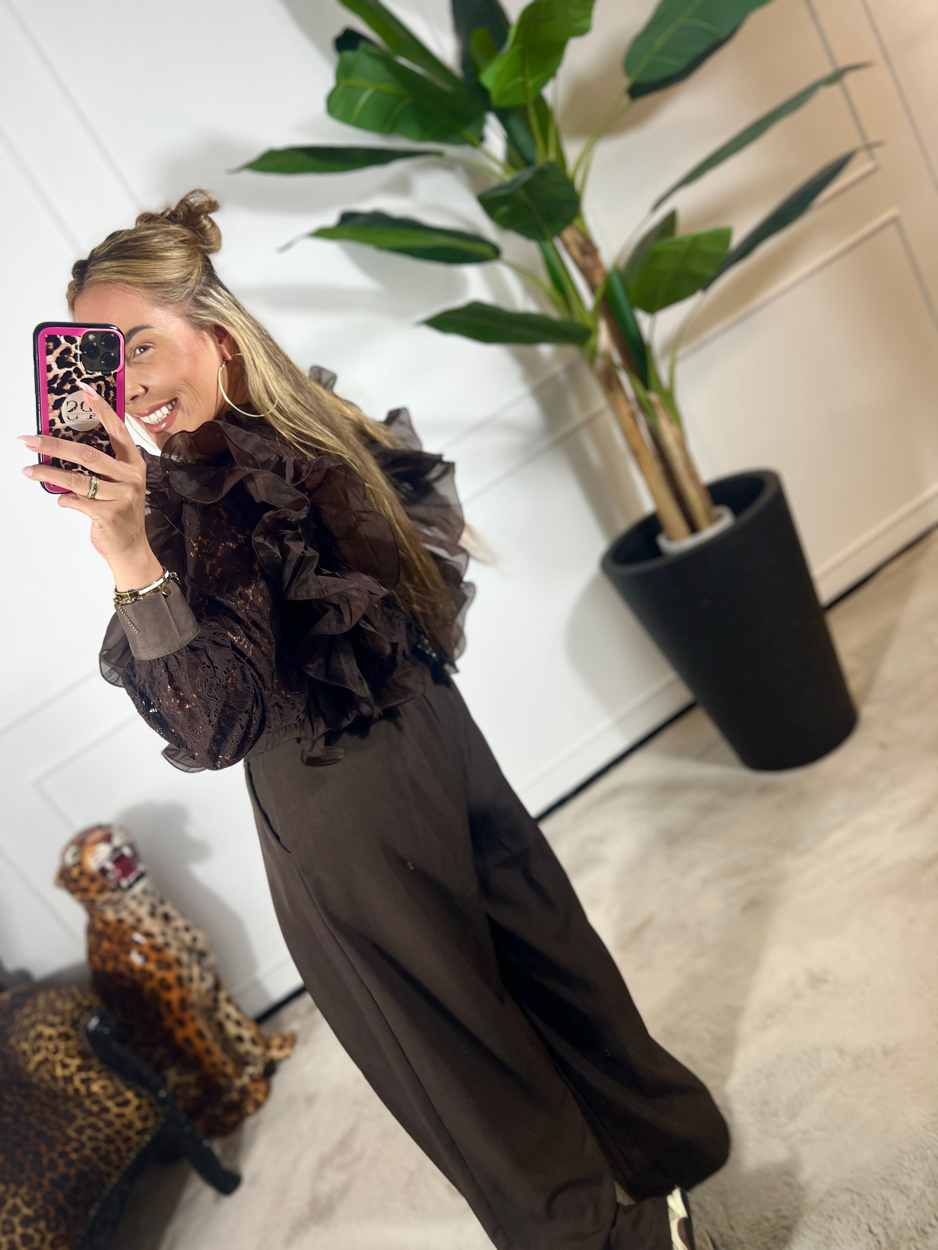 CÉLINE RUFFLE TOP