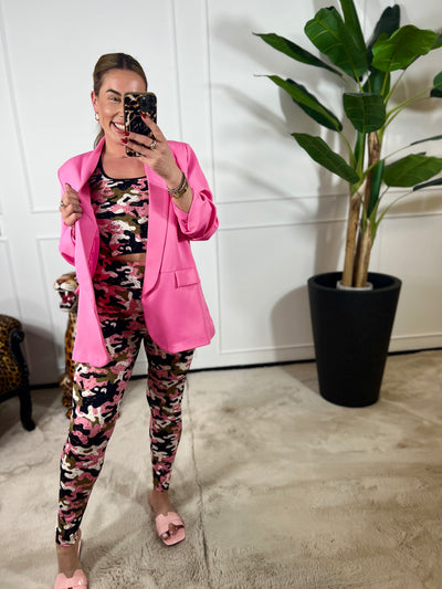 CAMOUFLAGE STRETCHIE PRINTED SPORT SET