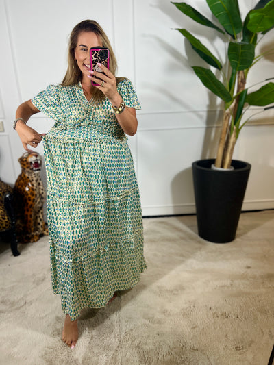 LOLA HANDGEMAAKTE IBIZA JURK