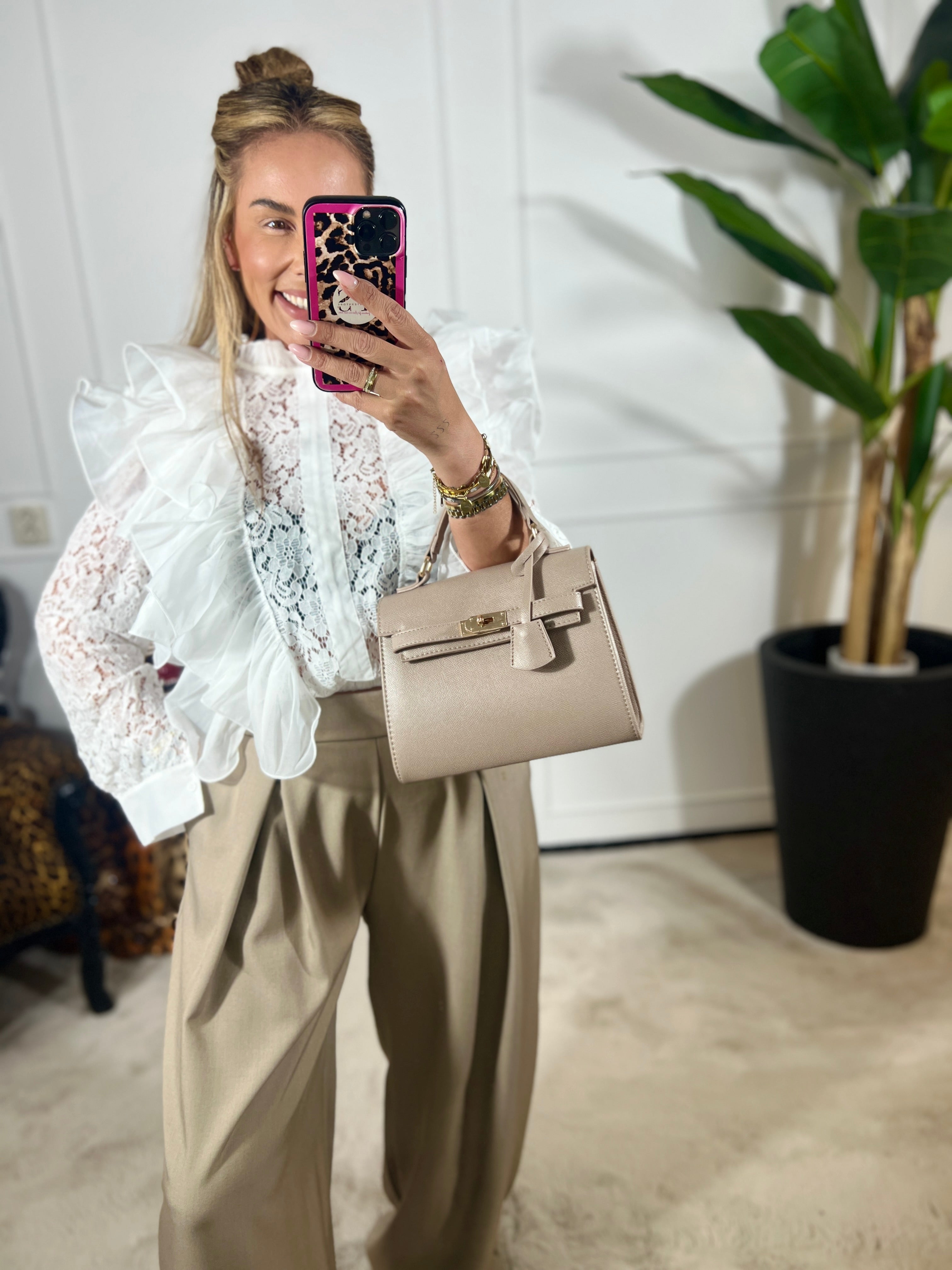CÉLINE RUFFLE TOP