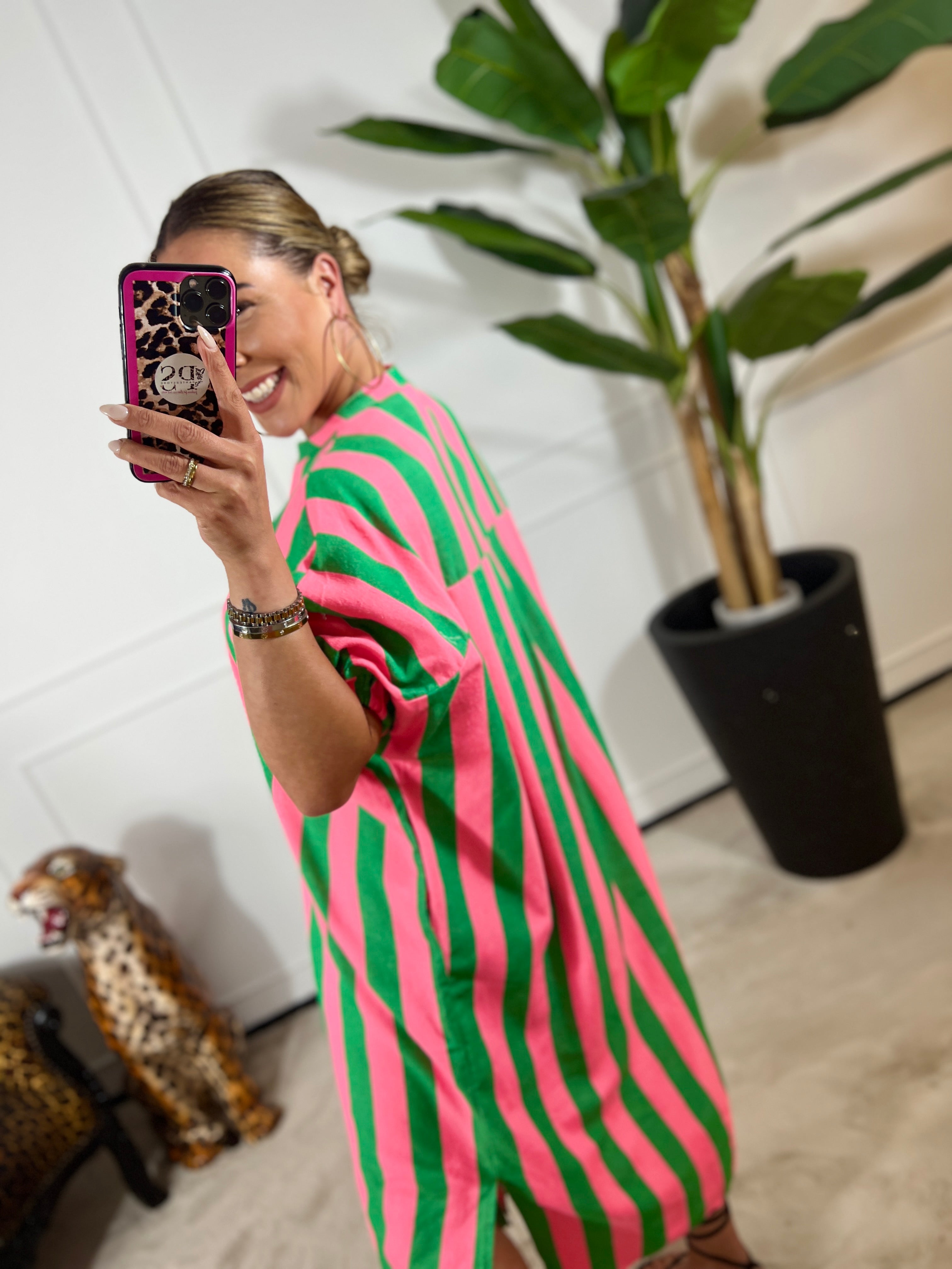 LOLA STRIPE DRESS