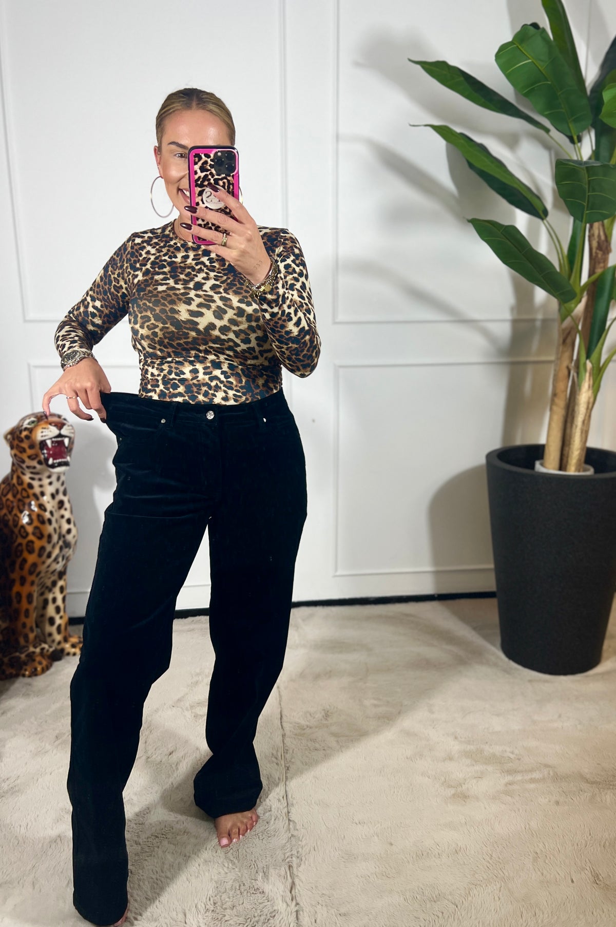 MONDAY RIB STRETCH JEANS