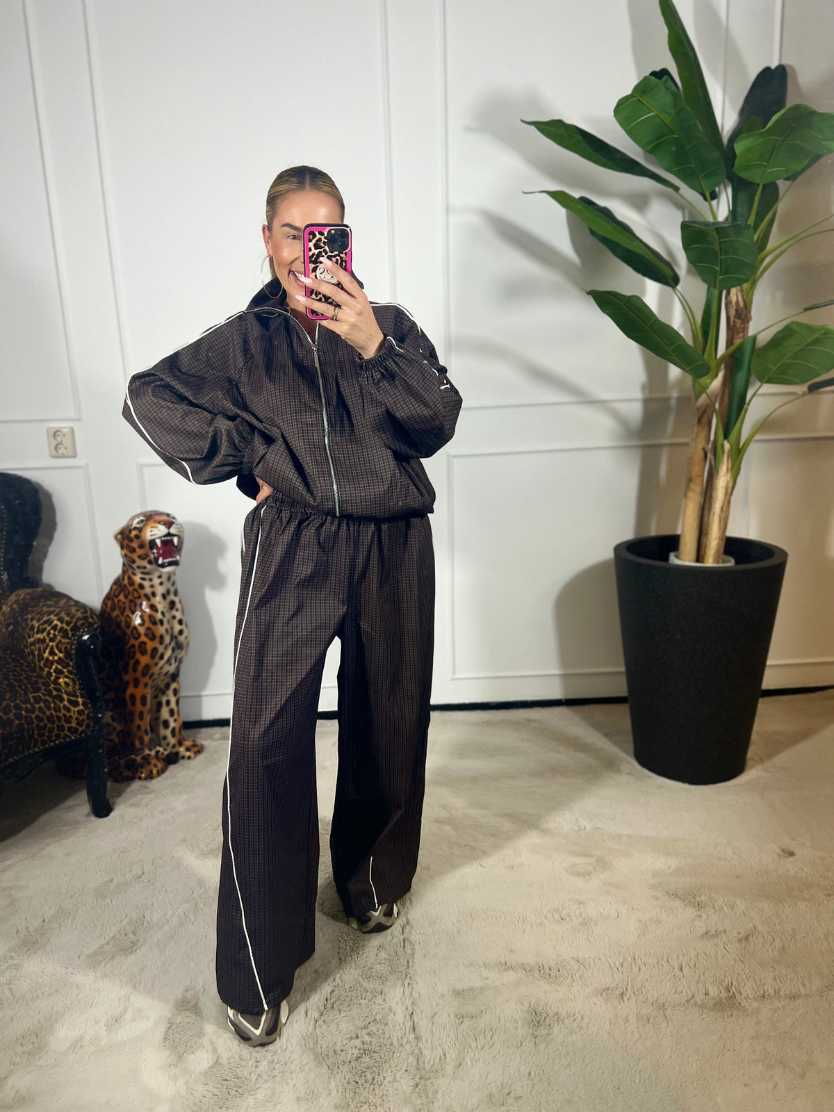 CHECKED COMFY SET