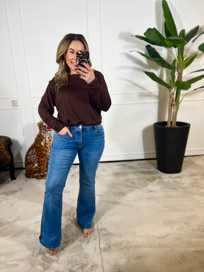 FLARE DENIM JEANS (IN MATEN) 443