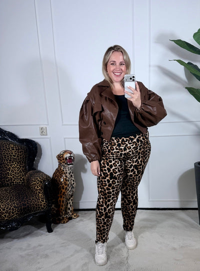 MABEL LEATHERLOOK JACKET