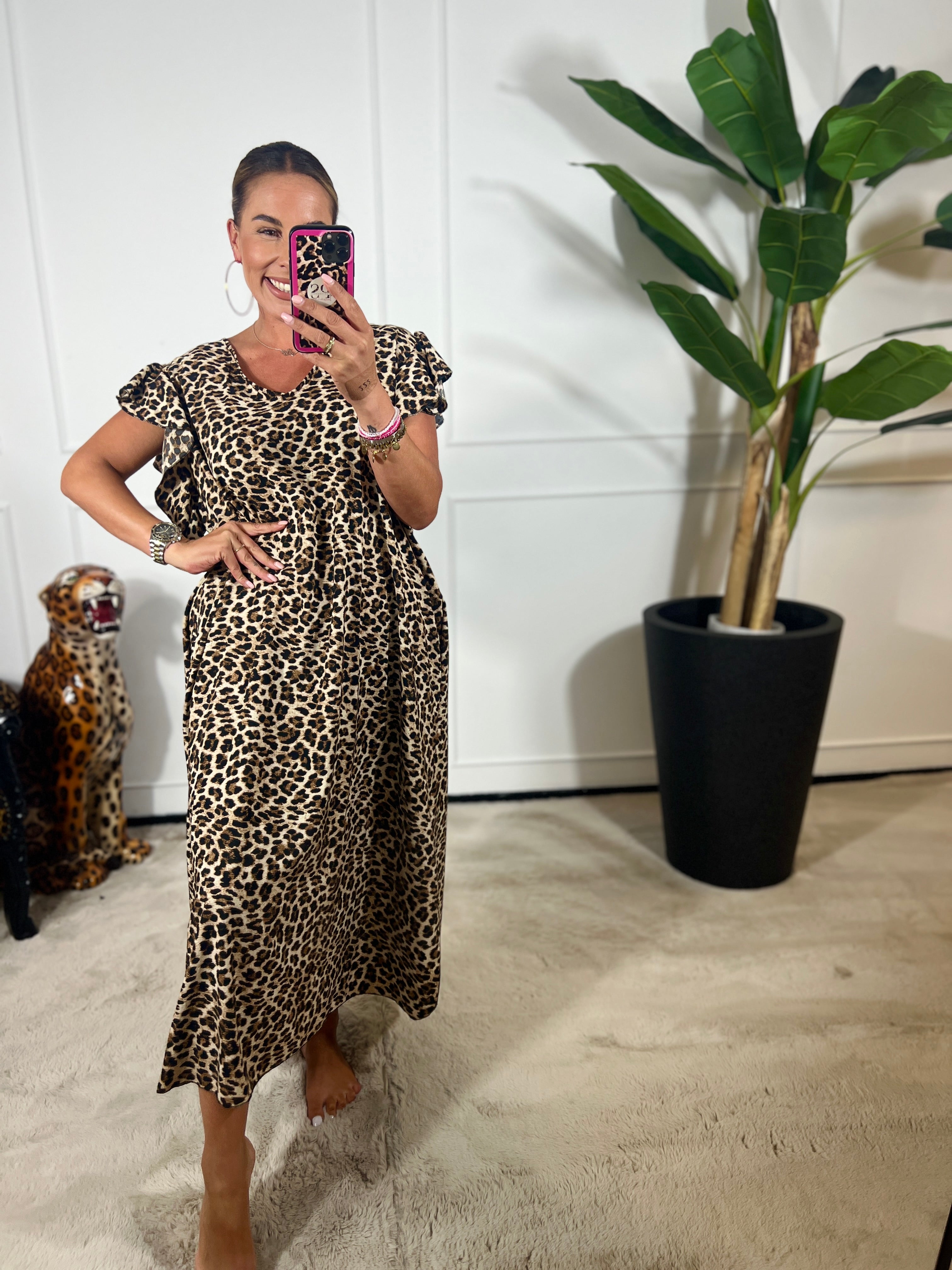 WINNIE RUFFLE MAXI DRESS