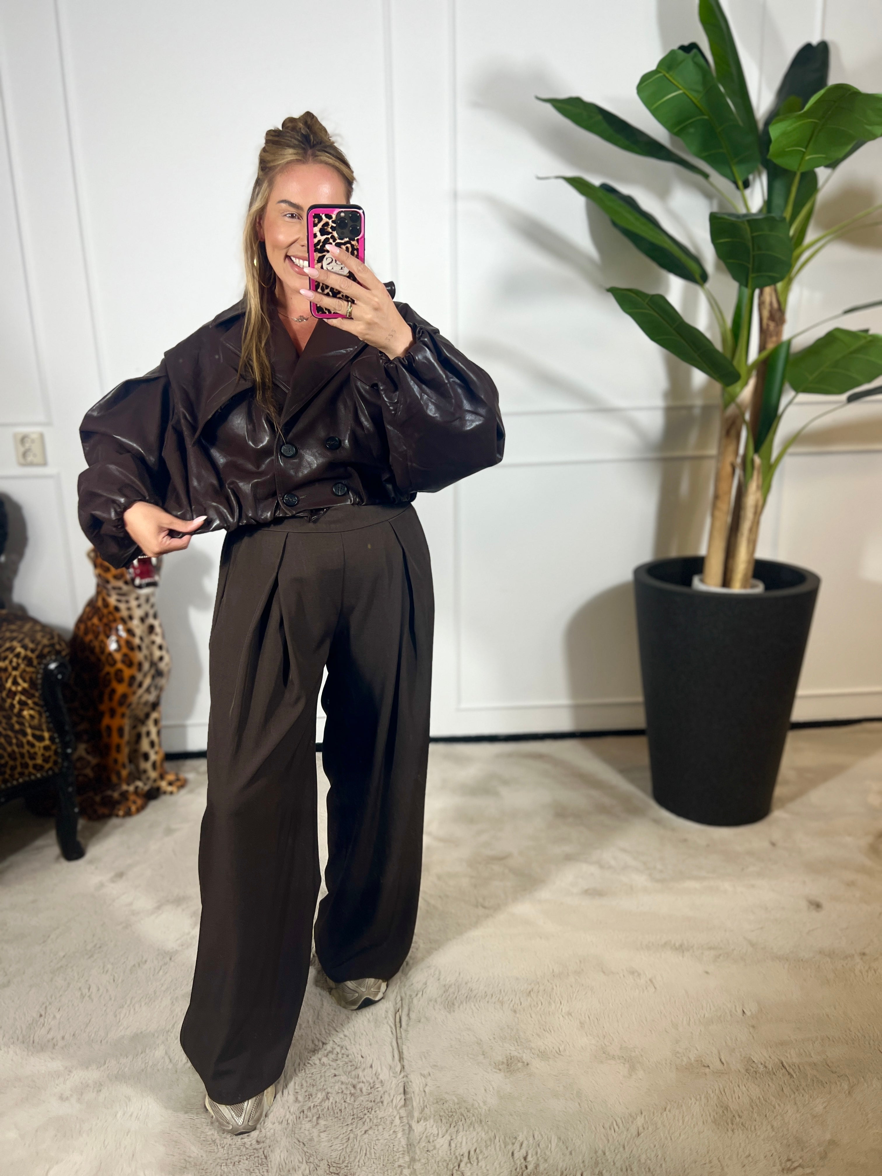 MABEL LEATHERLOOK JACKET